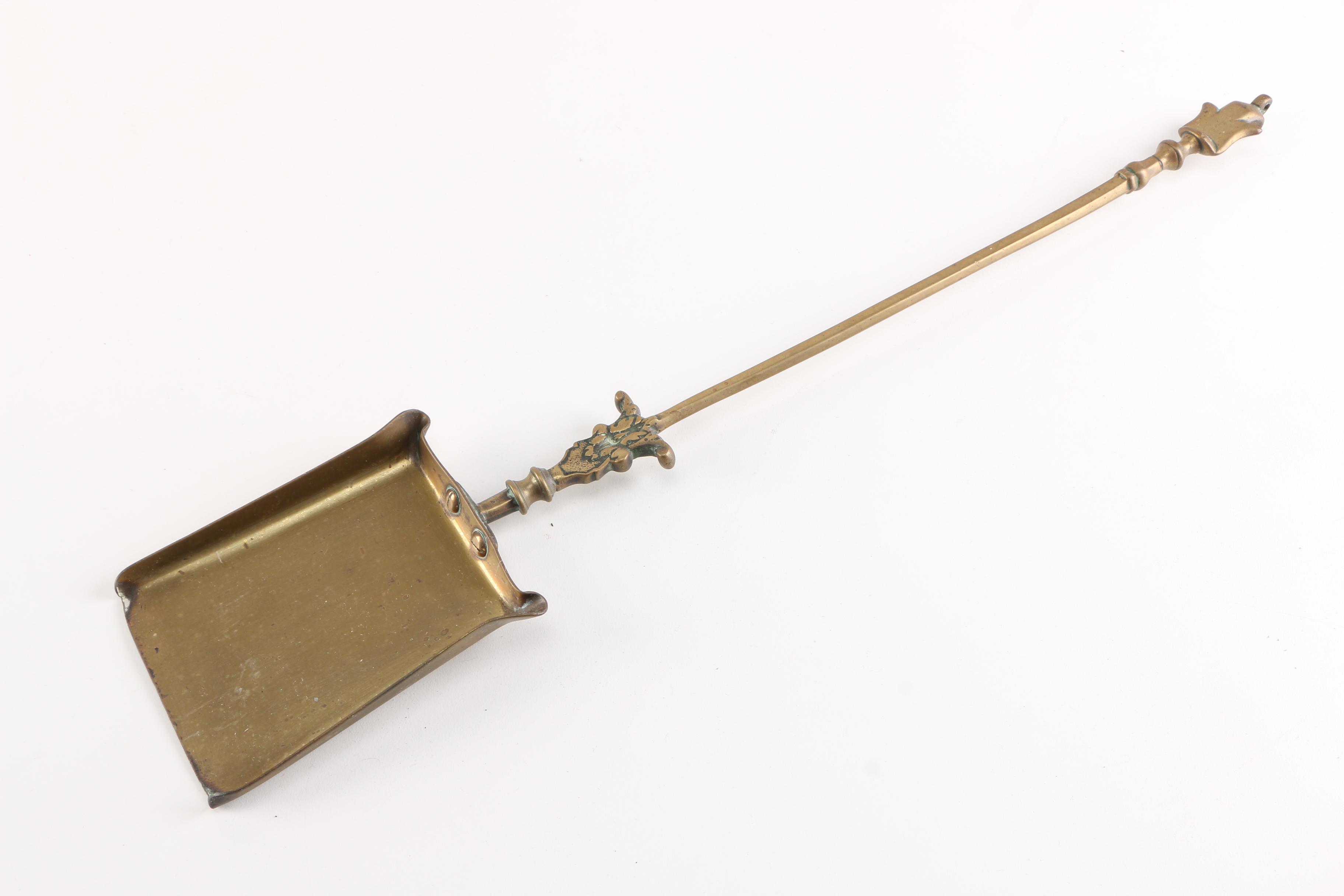 Brass Fireplace Tool Set