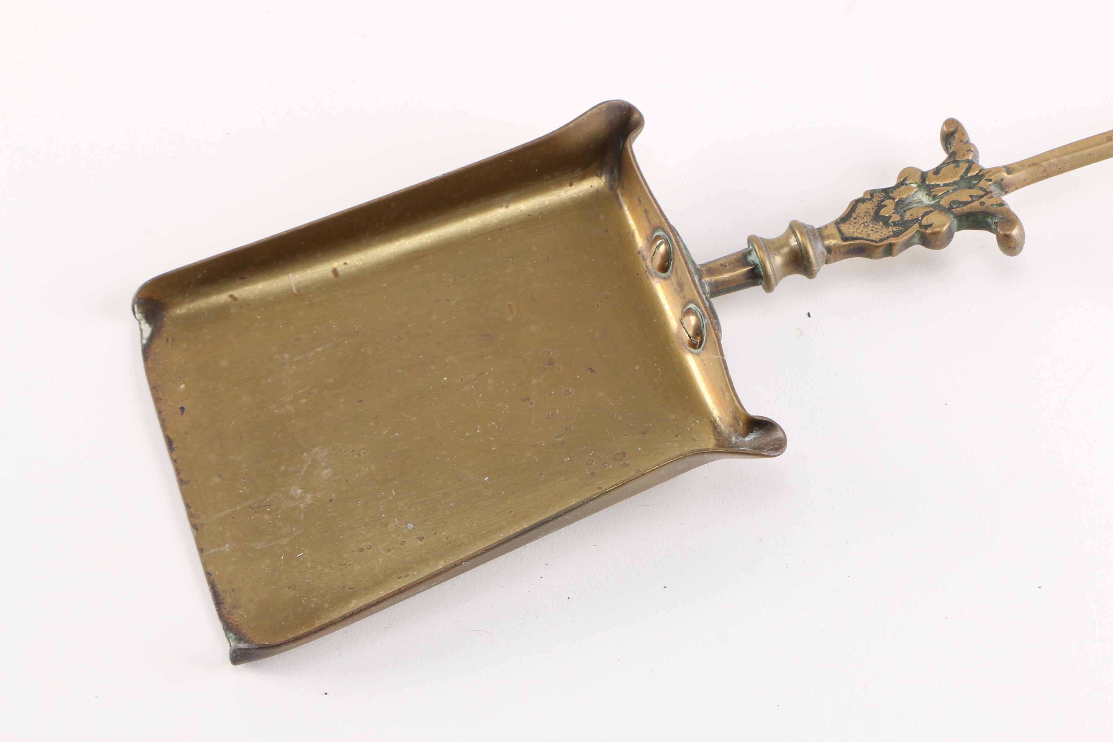 Brass Fireplace Tool Set