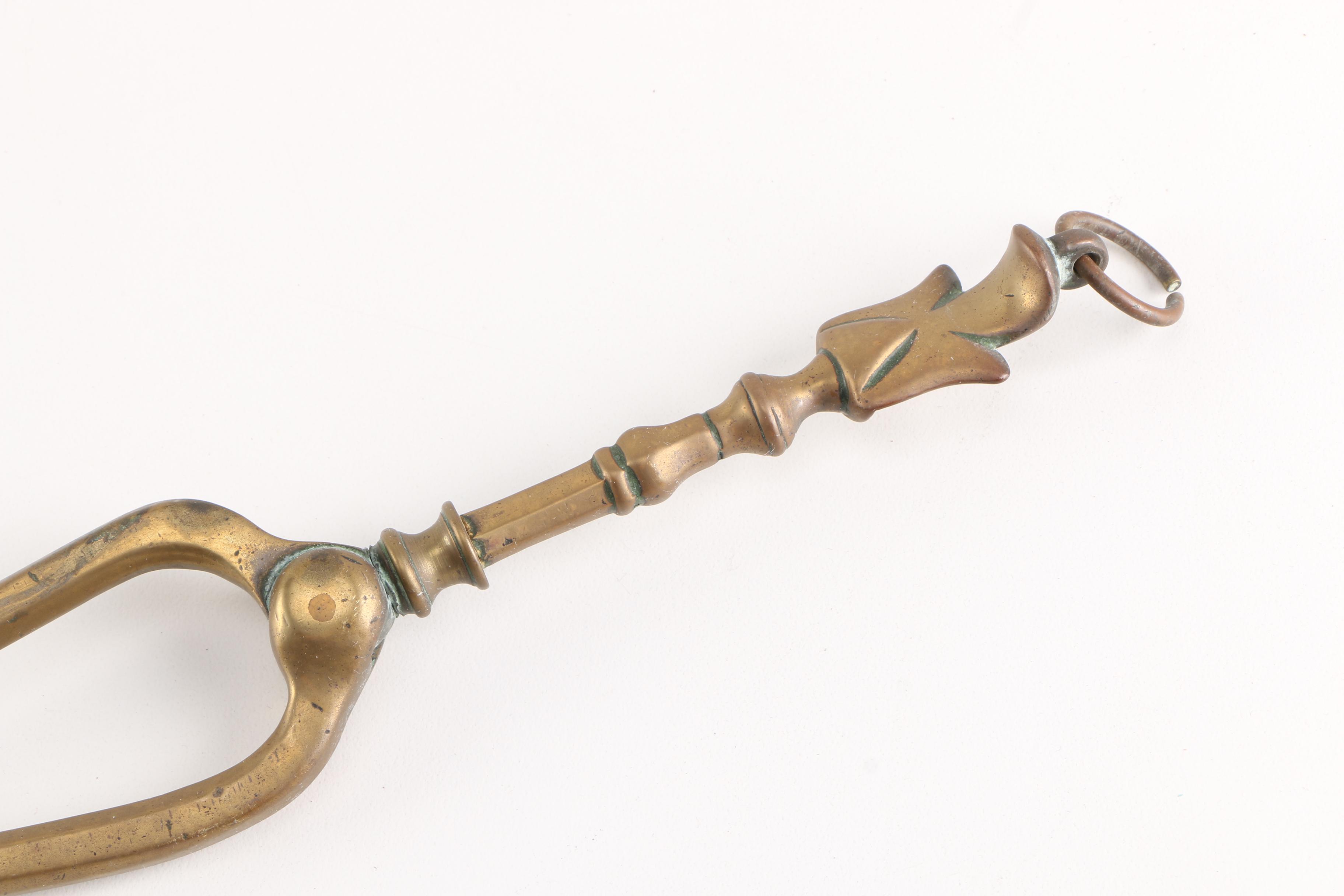 Brass Fireplace Tool Set