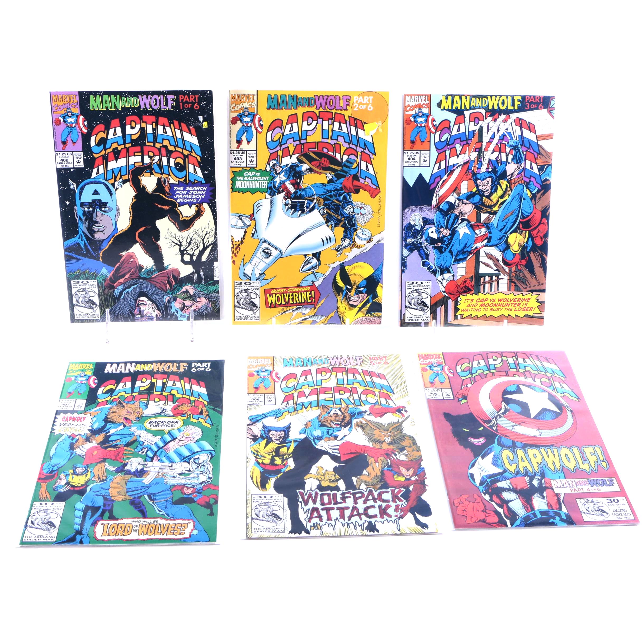 Captain America "Man And Wolf" featuring Wolverine