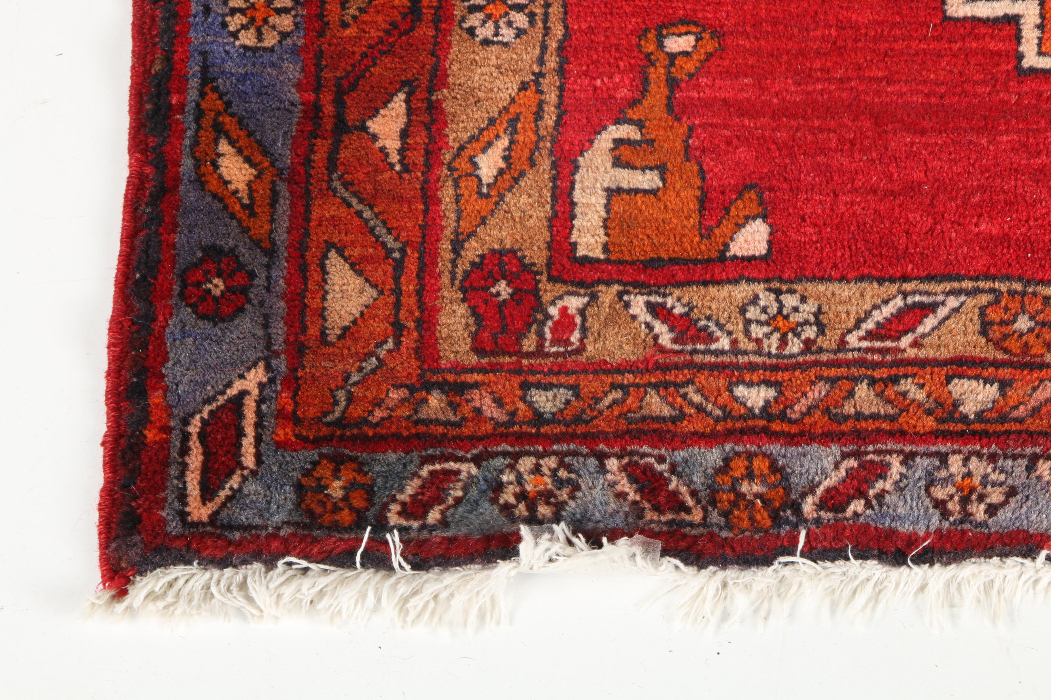 Hand-Knotted Persian Ardabil Area Rug