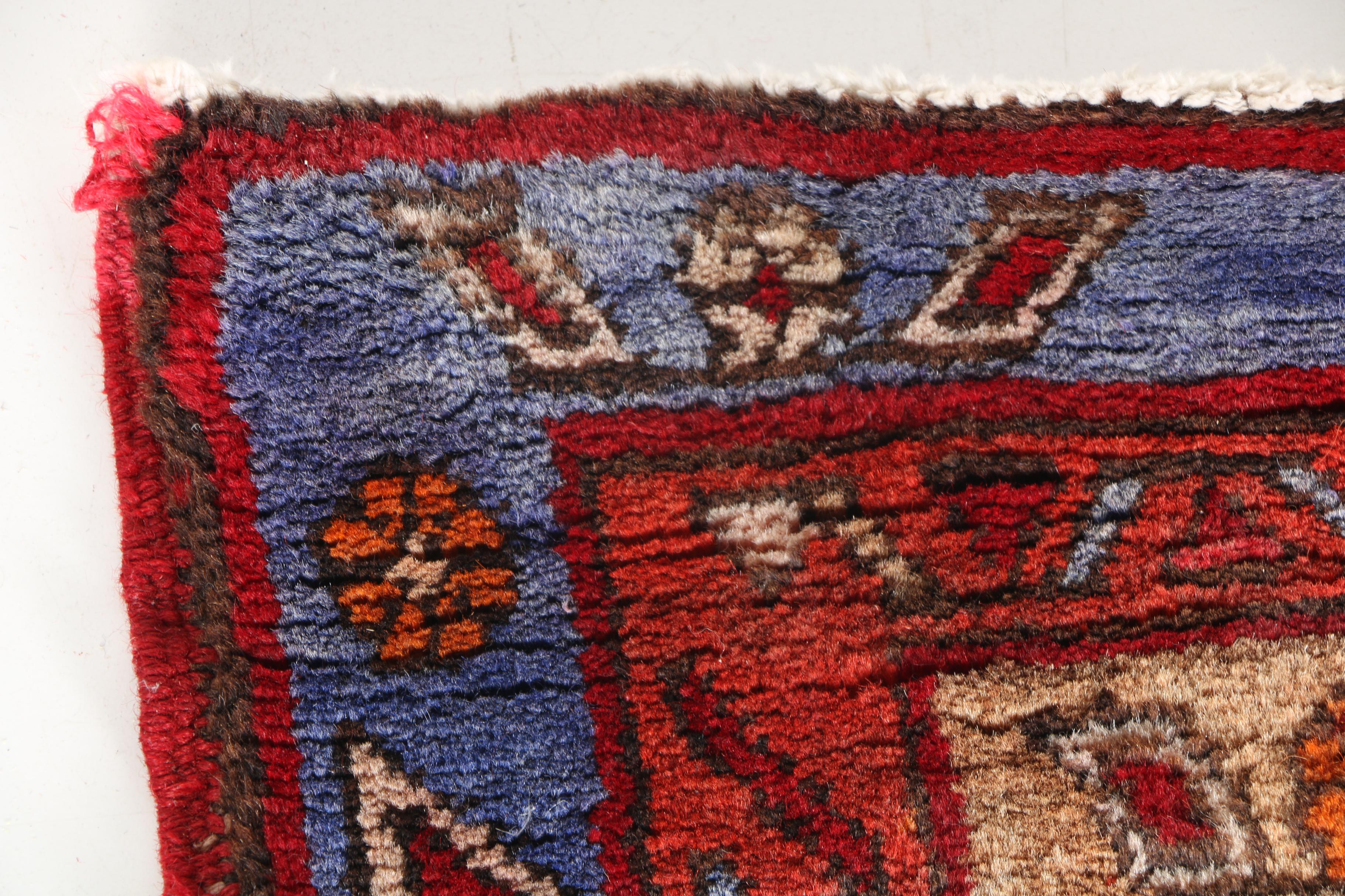 Hand-Knotted Persian Ardabil Area Rug