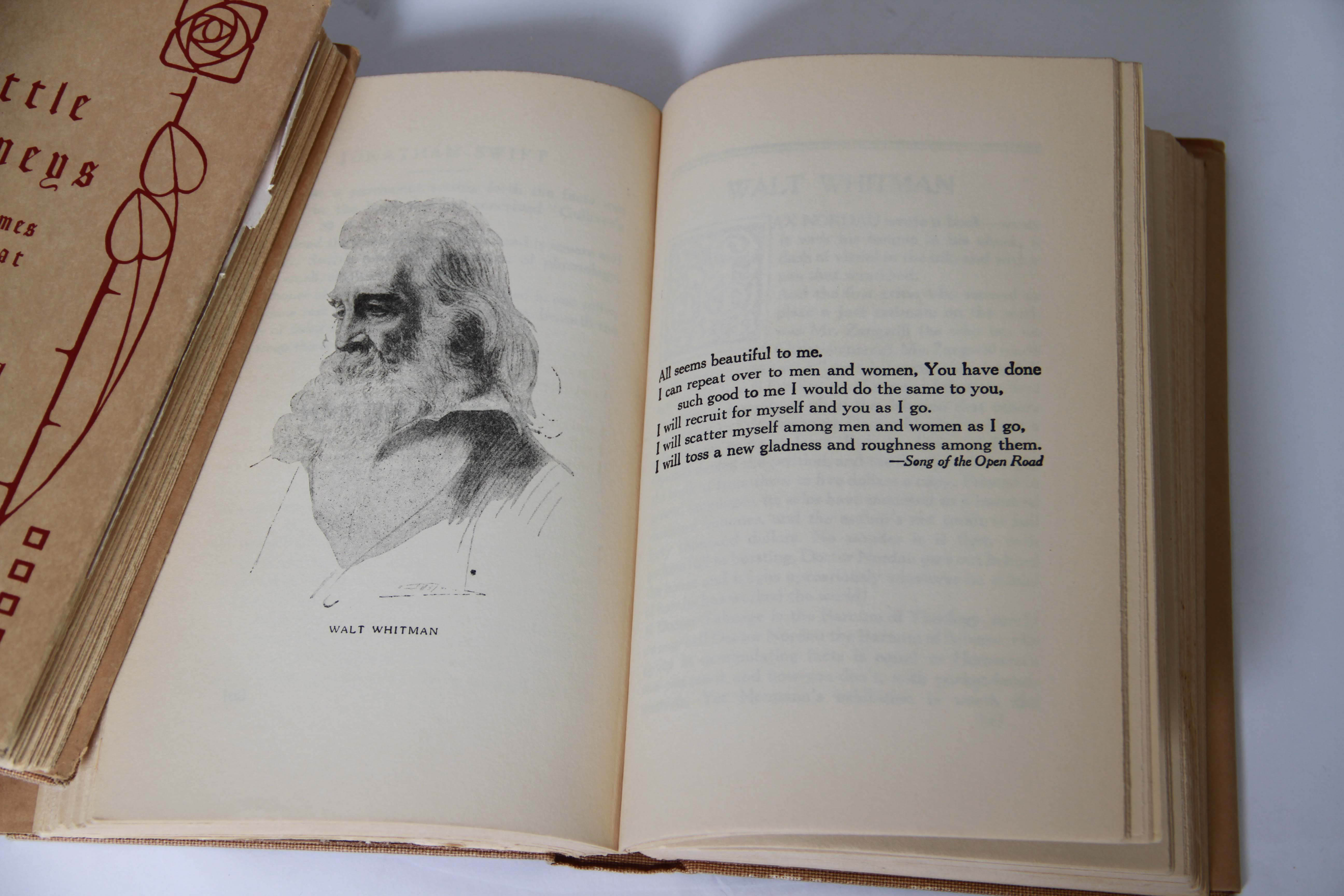 "Little Journeys To The Homes of The Great" by Elbert Hubbard Book Set