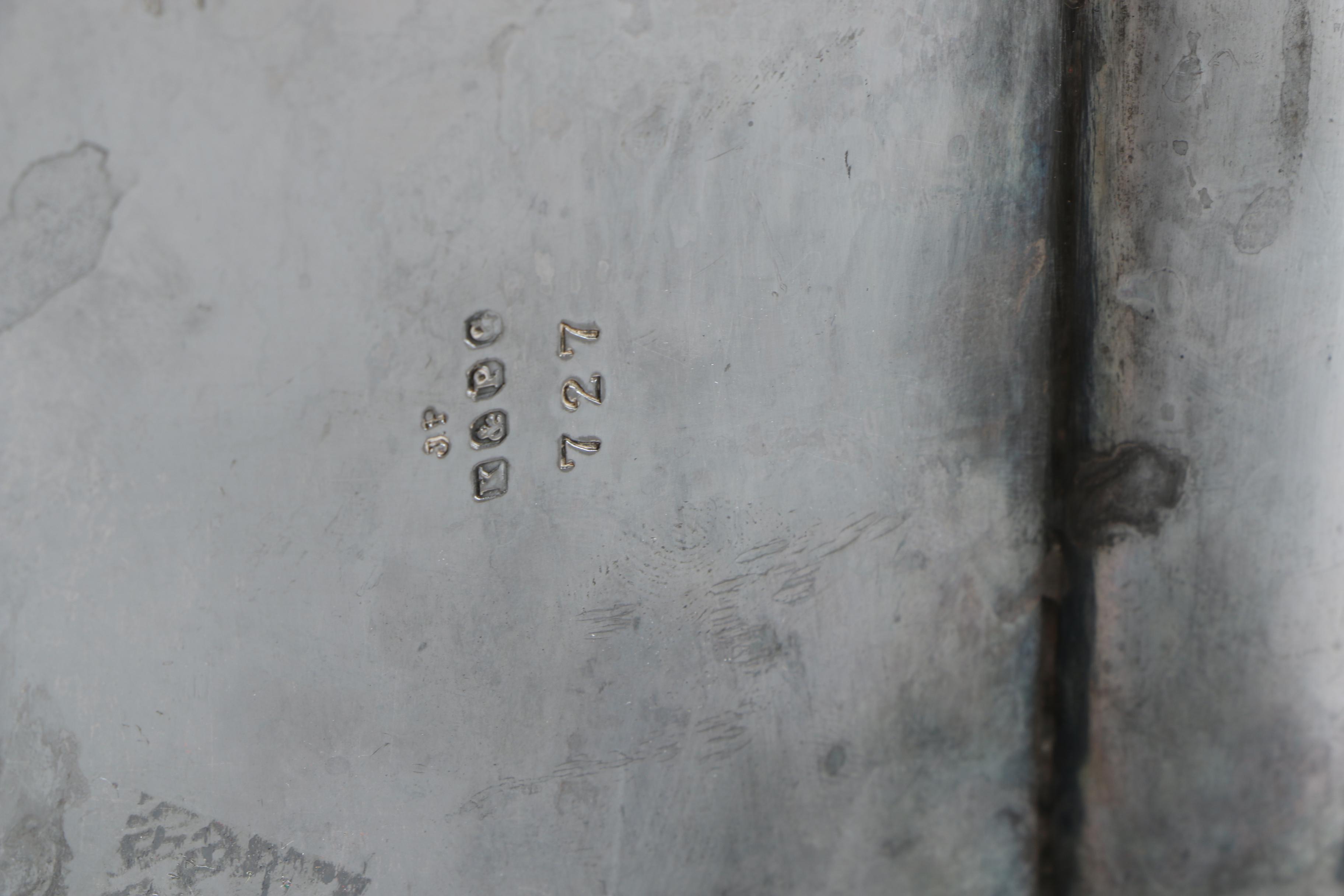 Vintage Kleinwort & Peerless Silver Plate Inkstand With Cut Glass Ink Jars