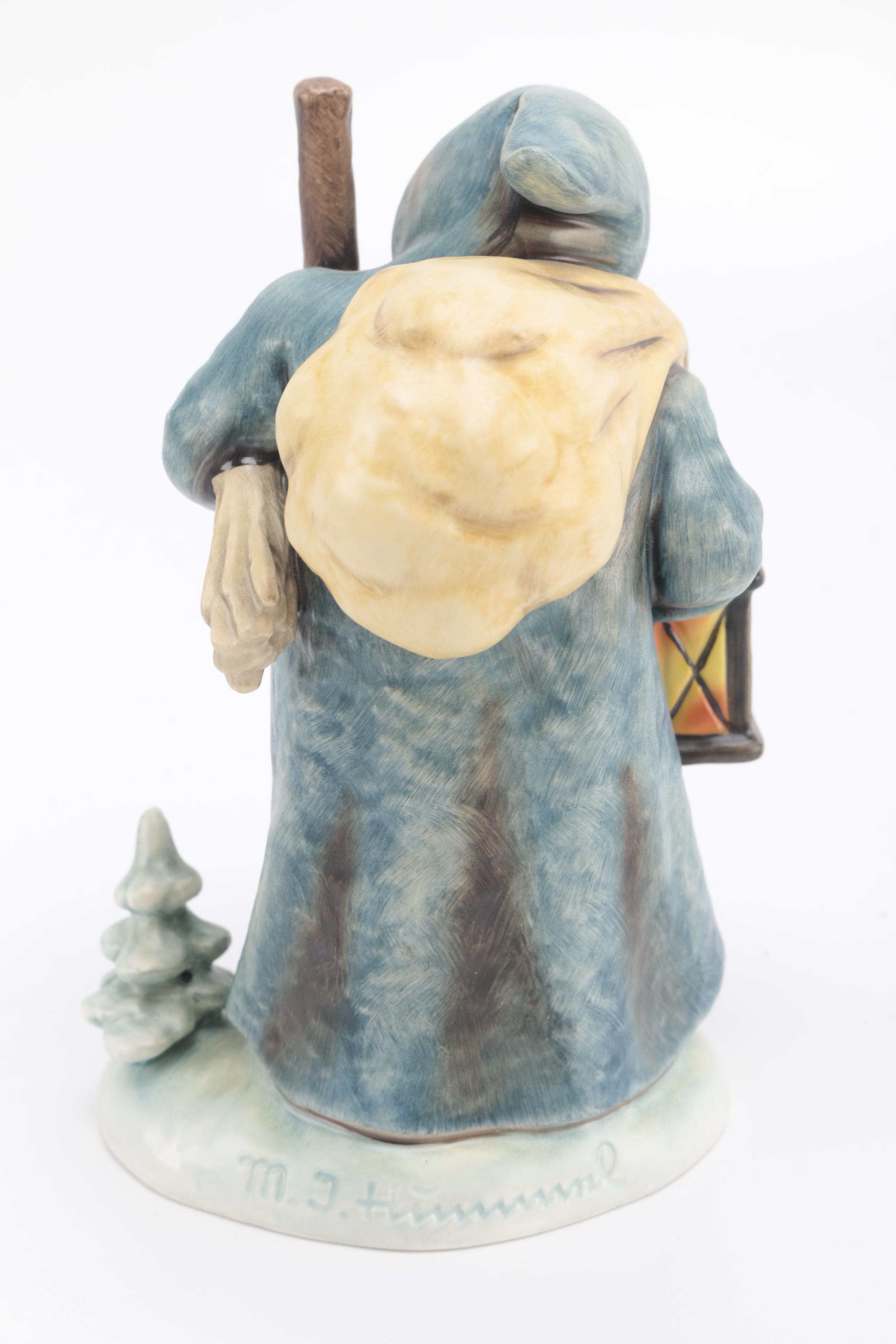 1997 Limited Edition Hummel Goebel "Ruprecht" and "Nikolaustag" Ceramic Figurine