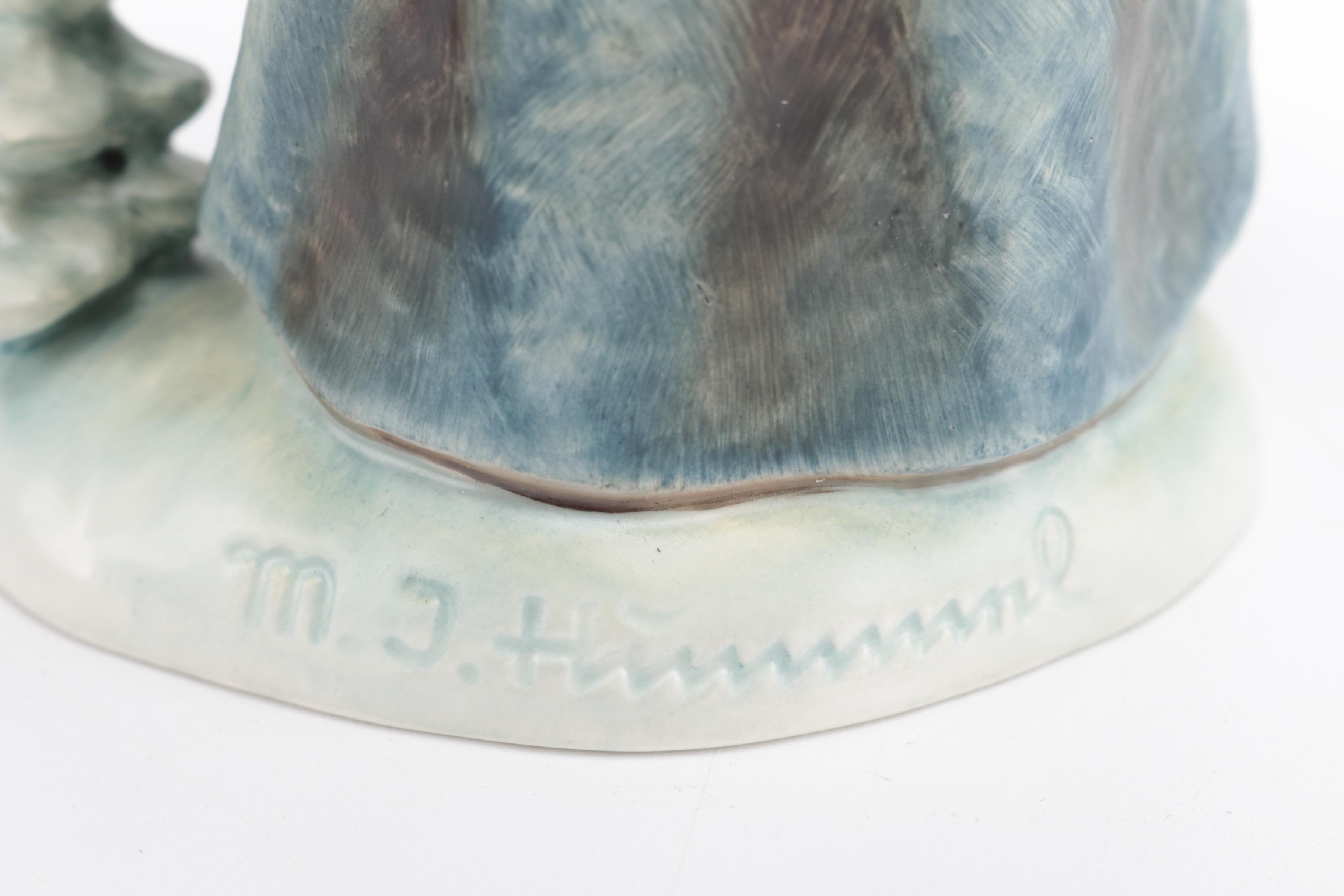 1997 Limited Edition Hummel Goebel "Ruprecht" and "Nikolaustag" Ceramic Figurine