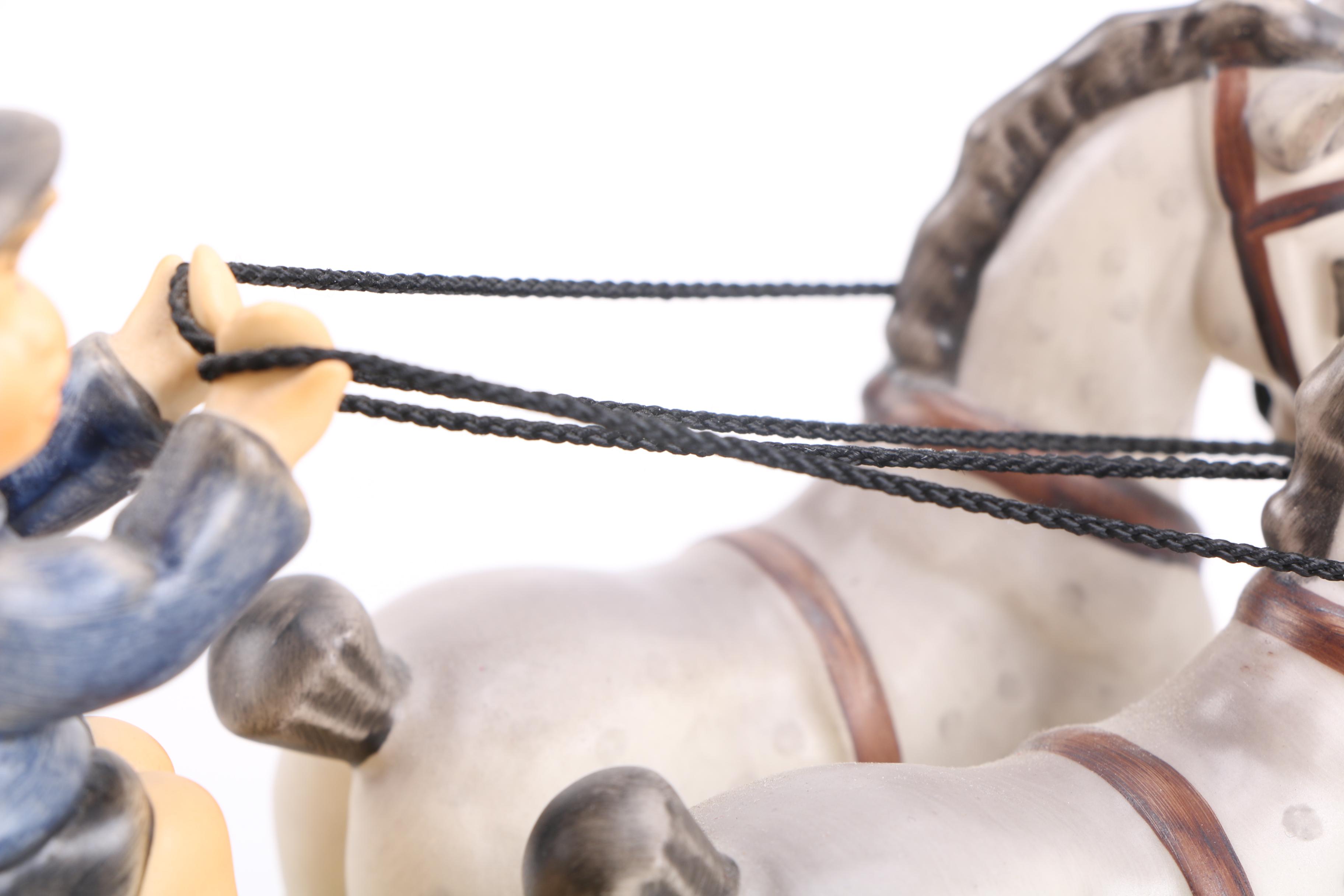 Horse and Buggy Hummel Figurine Titled "Fond Goodbye"