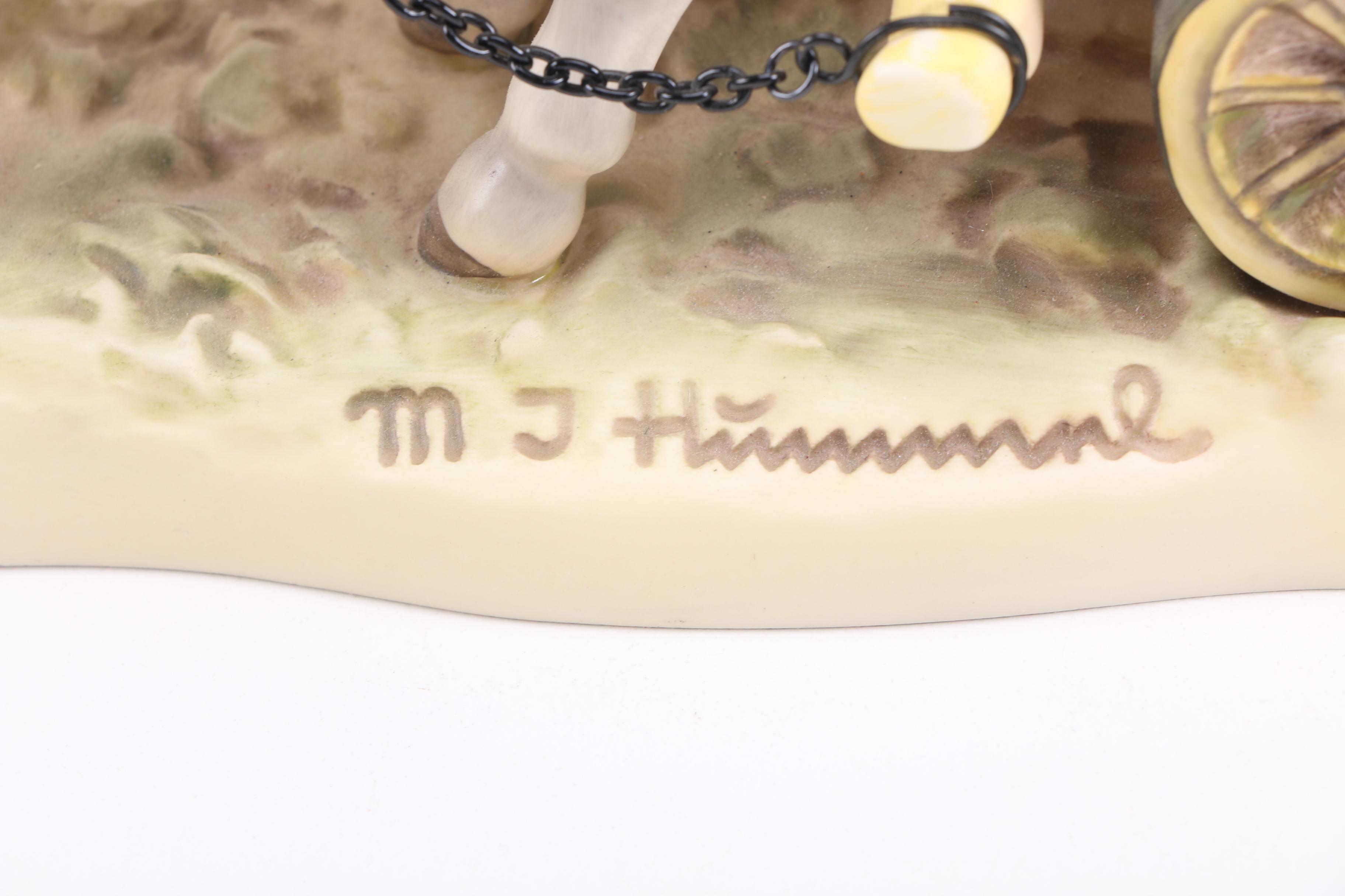 Horse and Buggy Hummel Figurine Titled "Fond Goodbye"