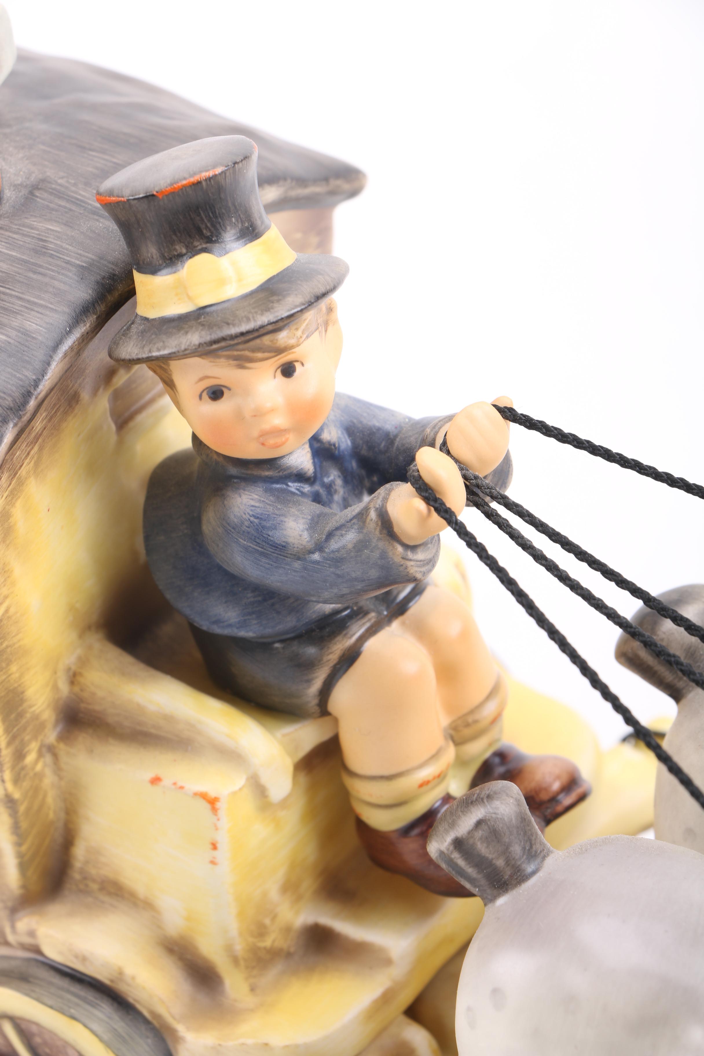 Horse and Buggy Hummel Figurine Titled "Fond Goodbye"