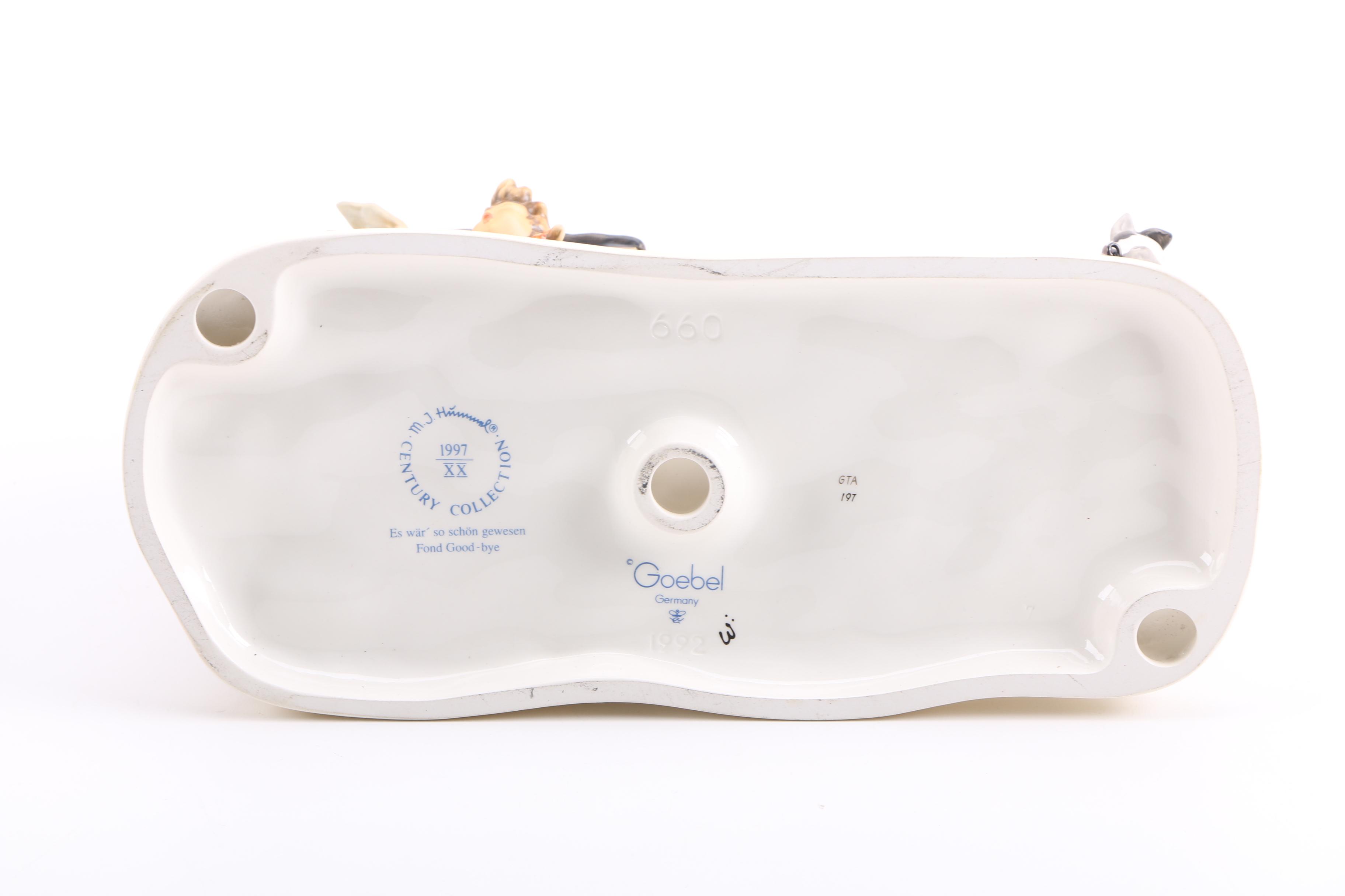 Horse and Buggy Hummel Figurine Titled "Fond Goodbye"