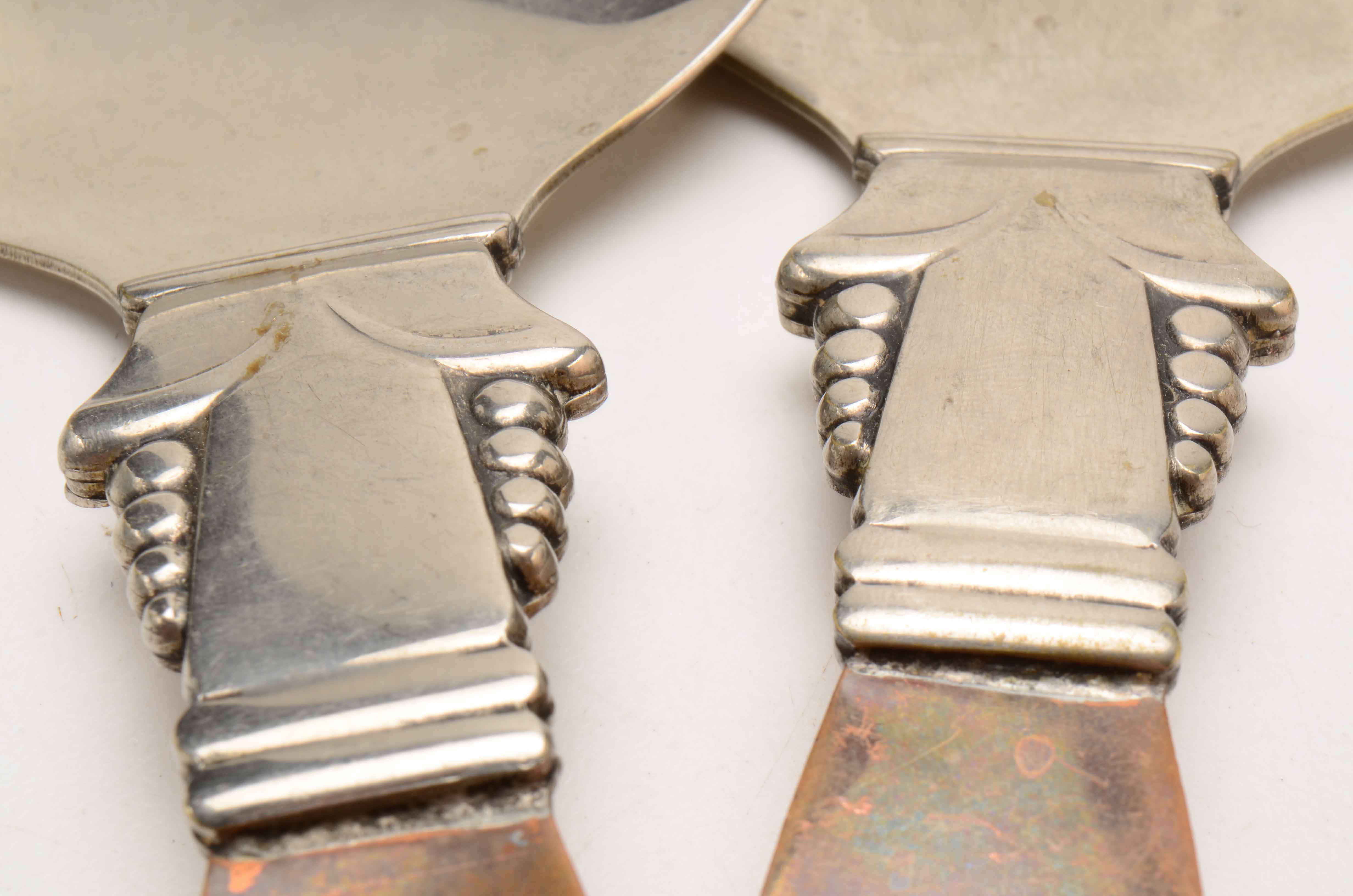 Coppercraft Guild Salad Serving Utensils