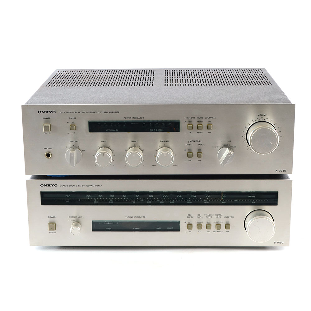 Onkyo Stereo Receiver and AM-FM Tuner