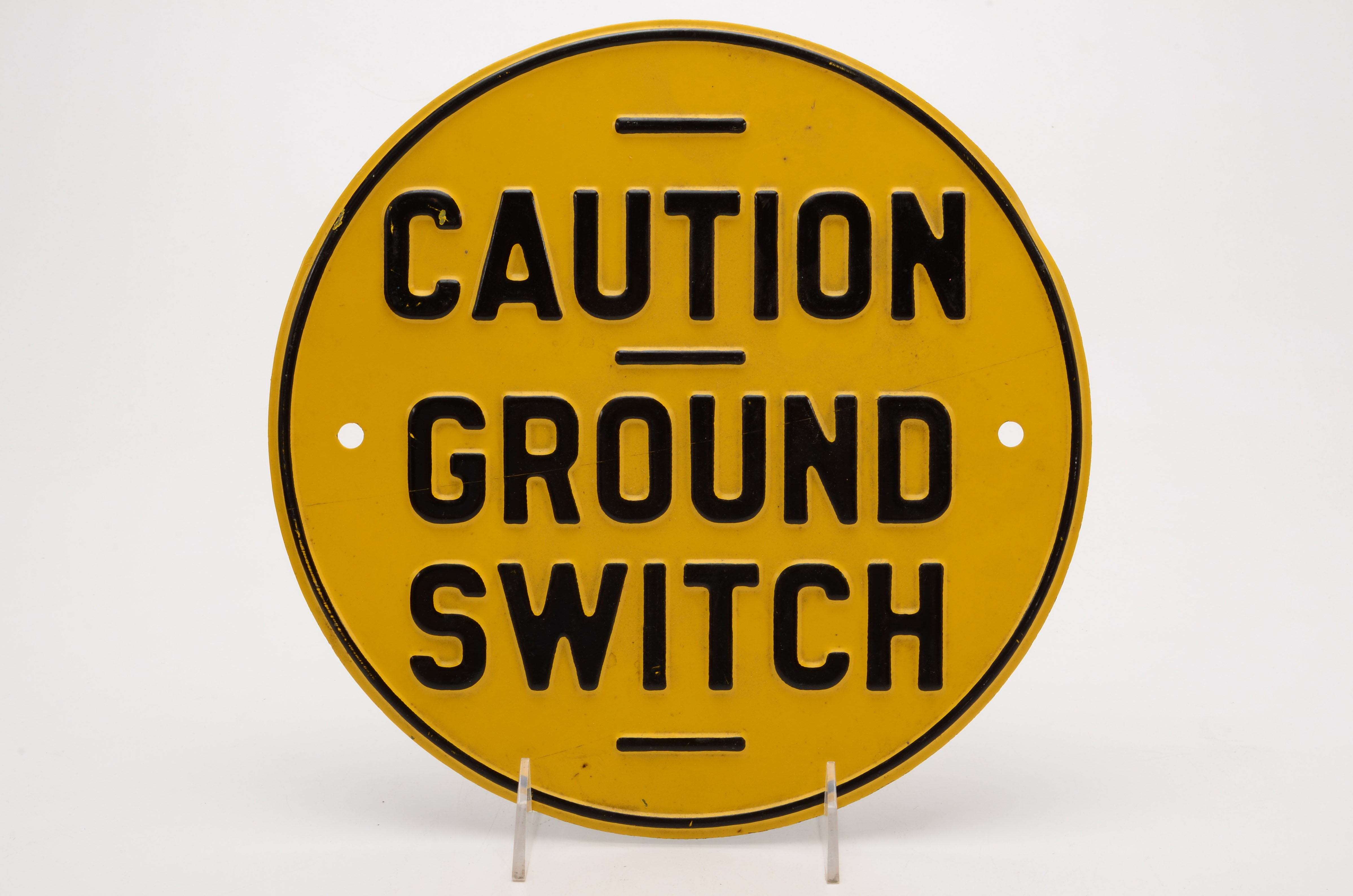 Pair of Vintage Metal Signs