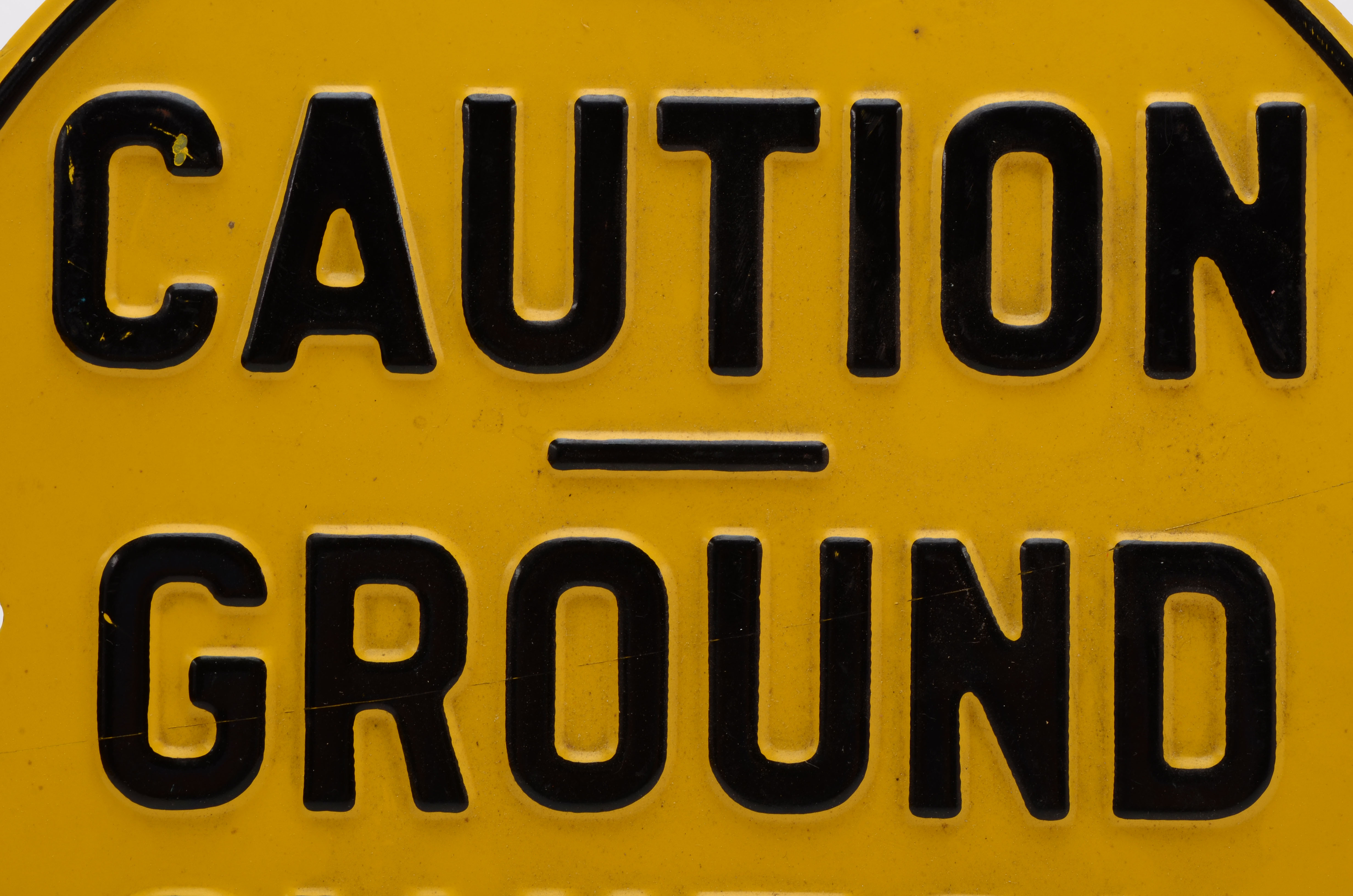 Pair of Vintage Metal Signs