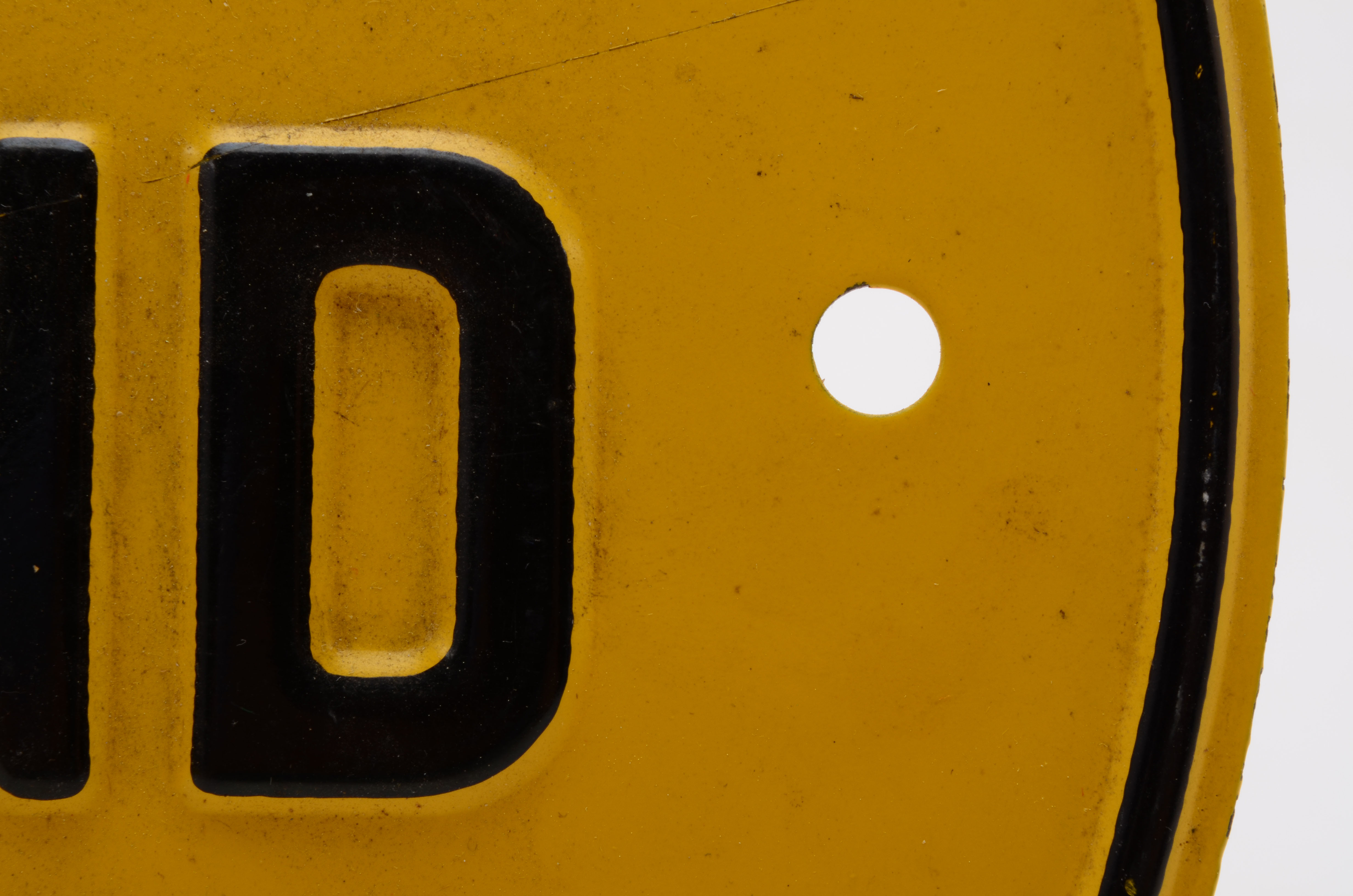 Pair of Vintage Metal Signs