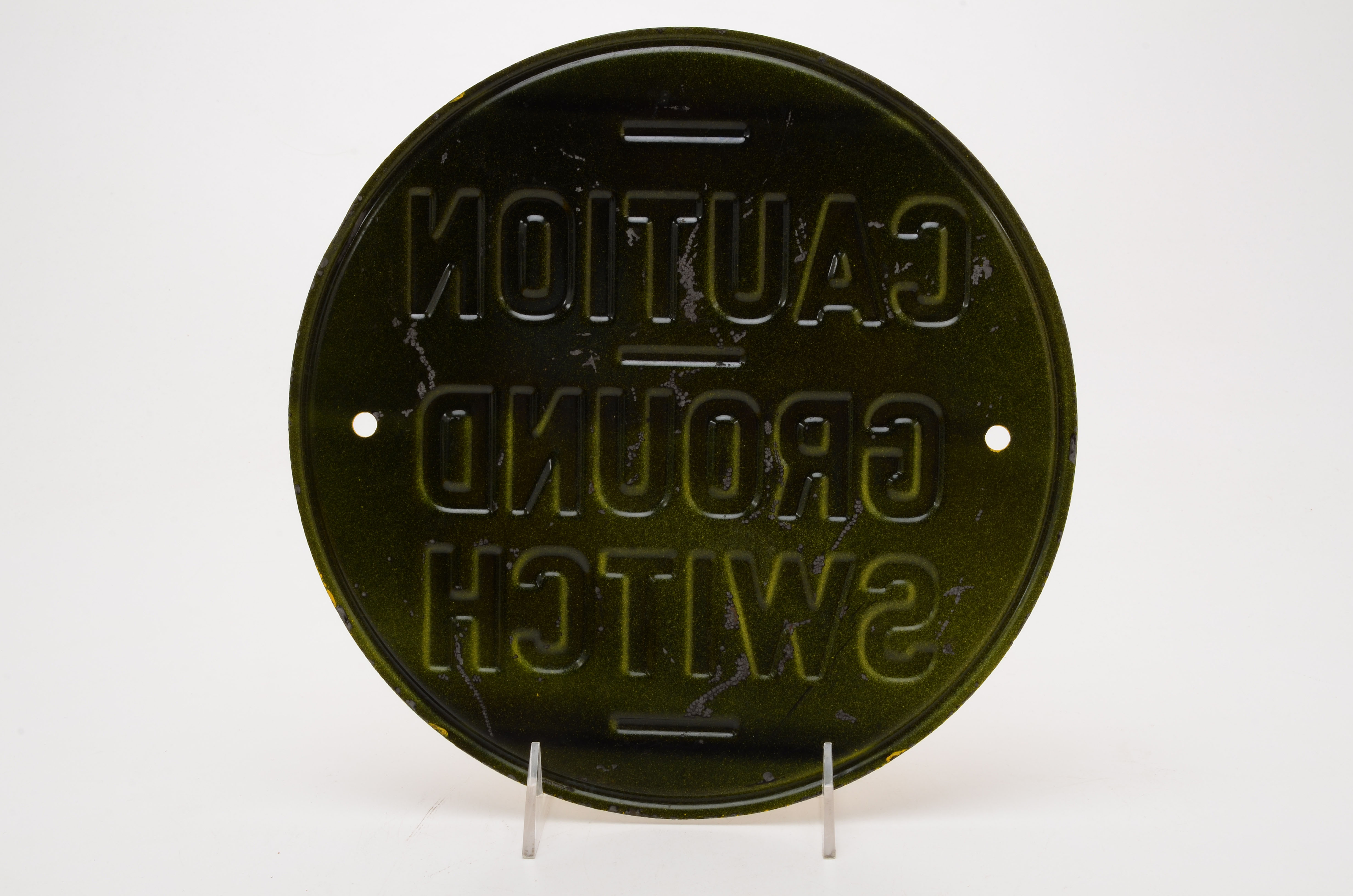 Pair of Vintage Metal Signs