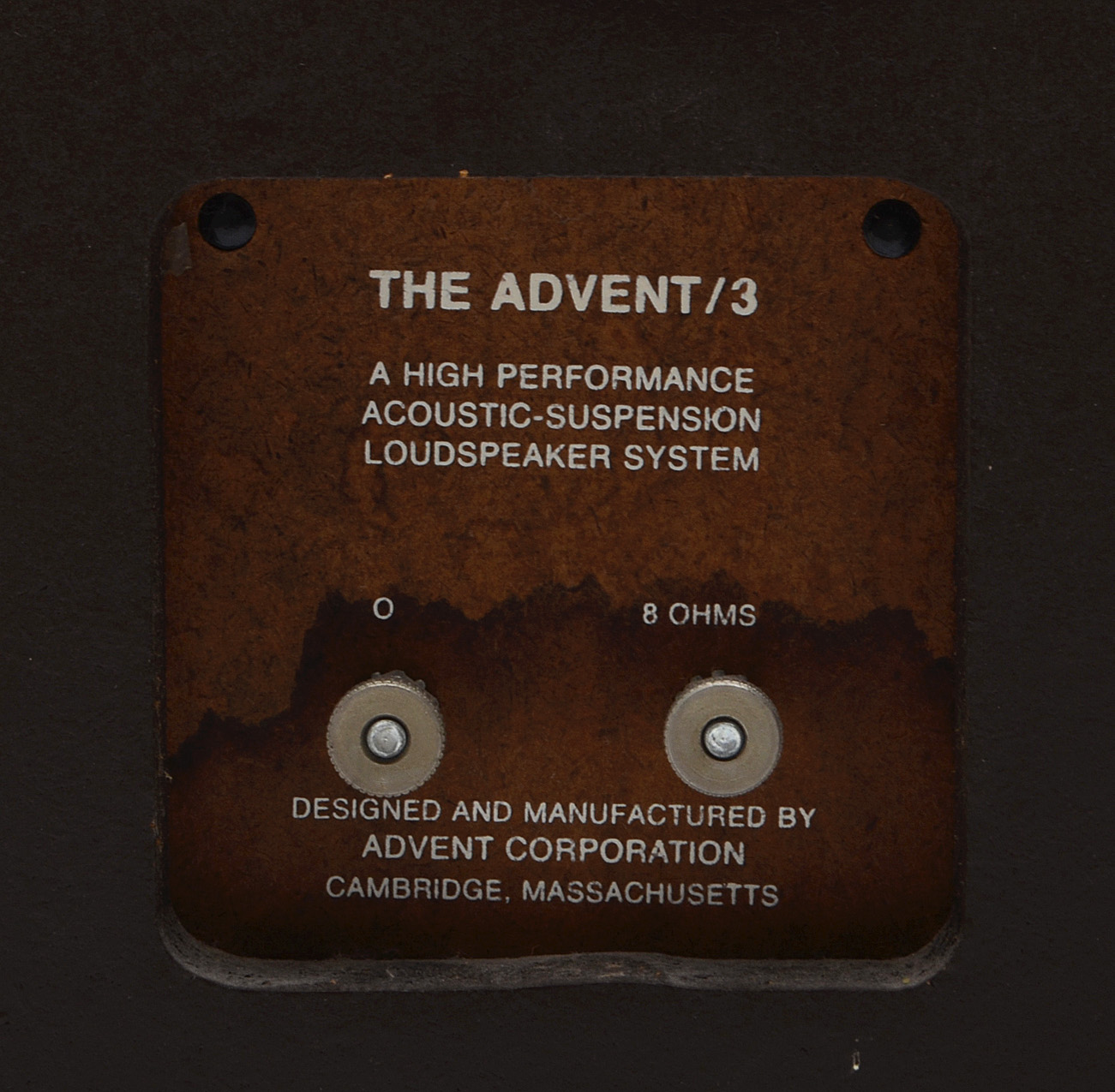 Circa 1976 Advent/3 Bookshelf Speakers