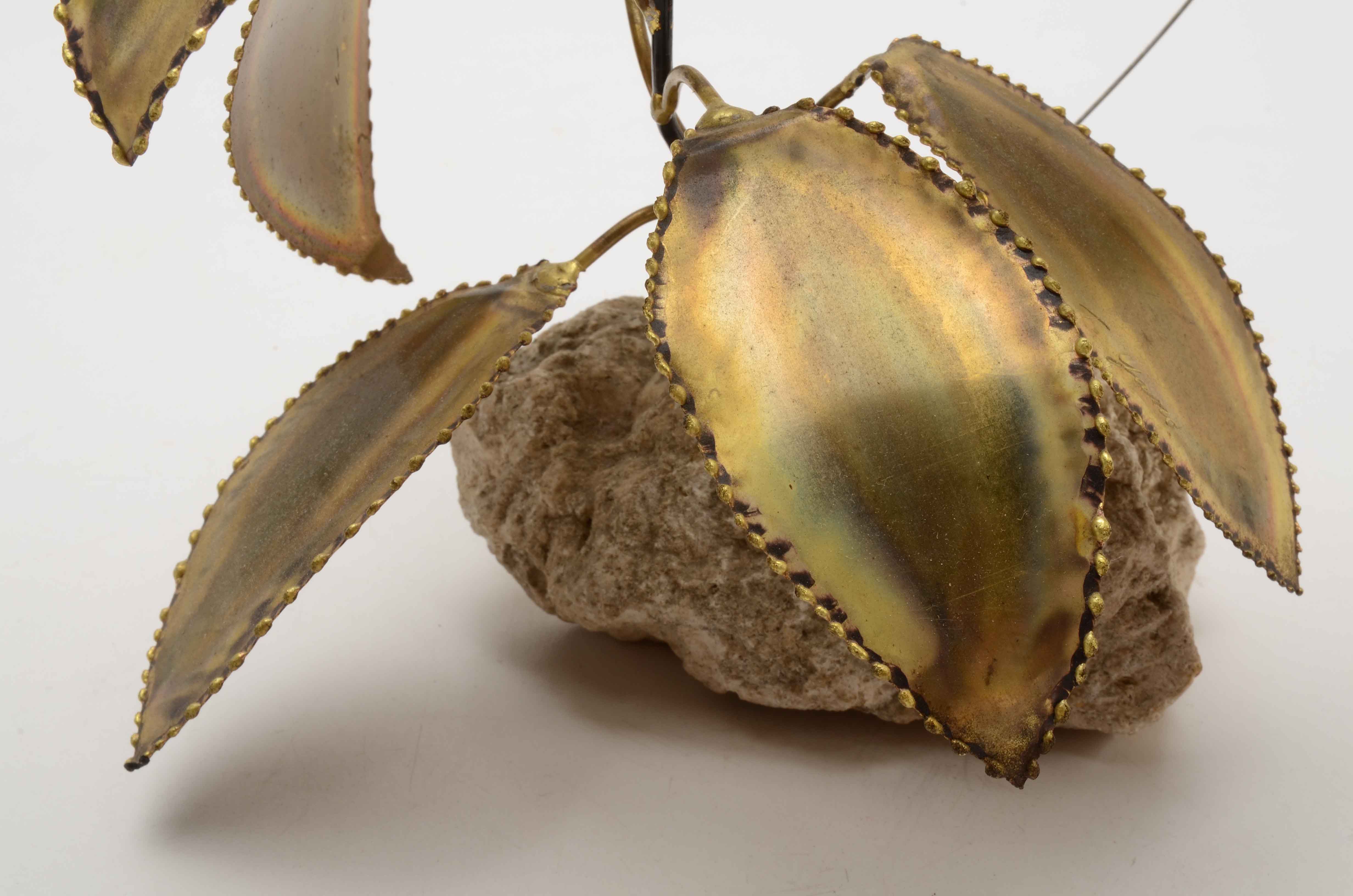 Thomas Yano Original Laser-cut Brass, Wire, Enamel and Plaster Sculpture