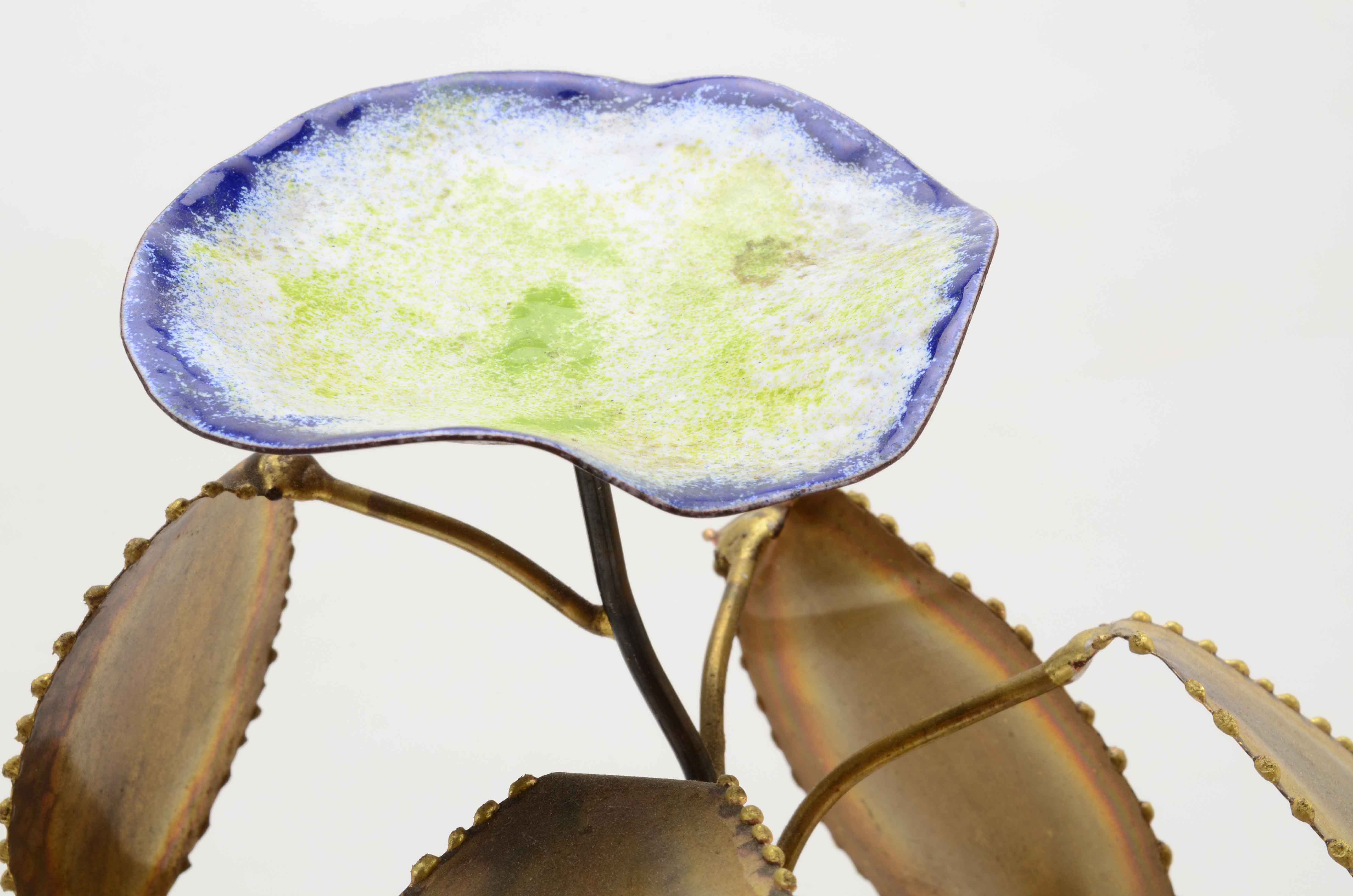 Thomas Yano Original Laser-cut Brass, Wire, Enamel and Plaster Sculpture