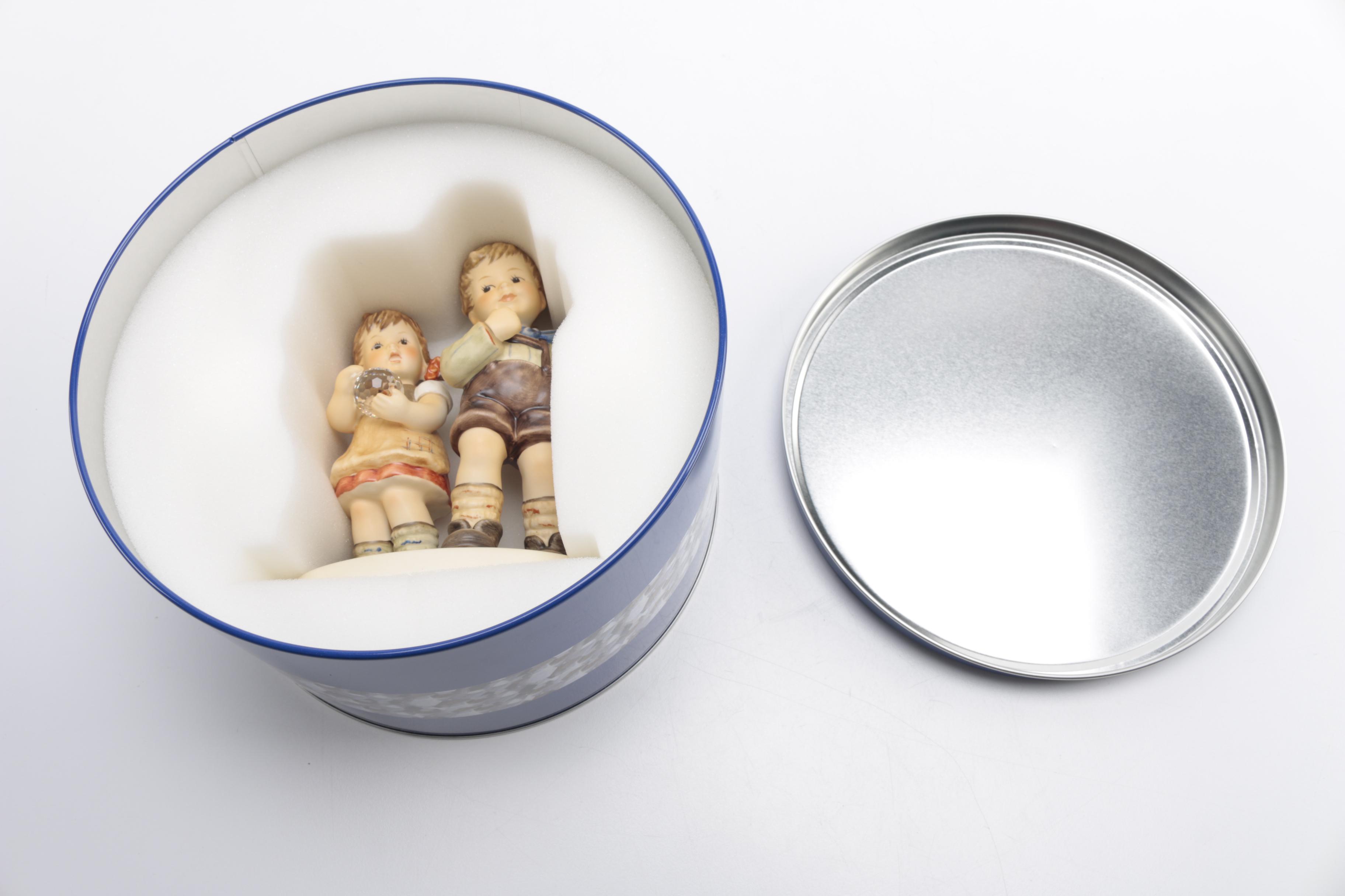 Hummel "She Caught It" Figurine