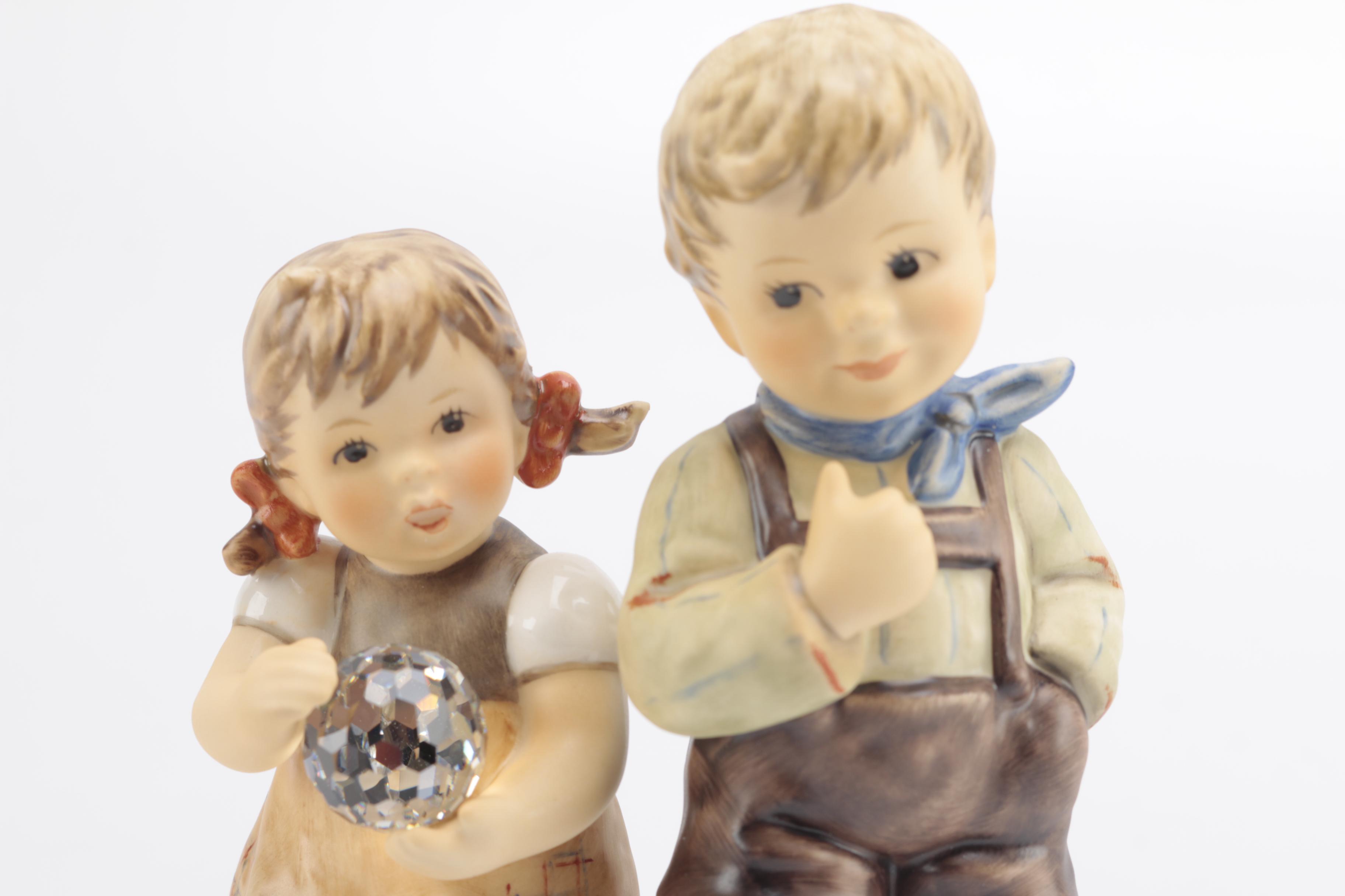 Hummel "She Caught It" Figurine