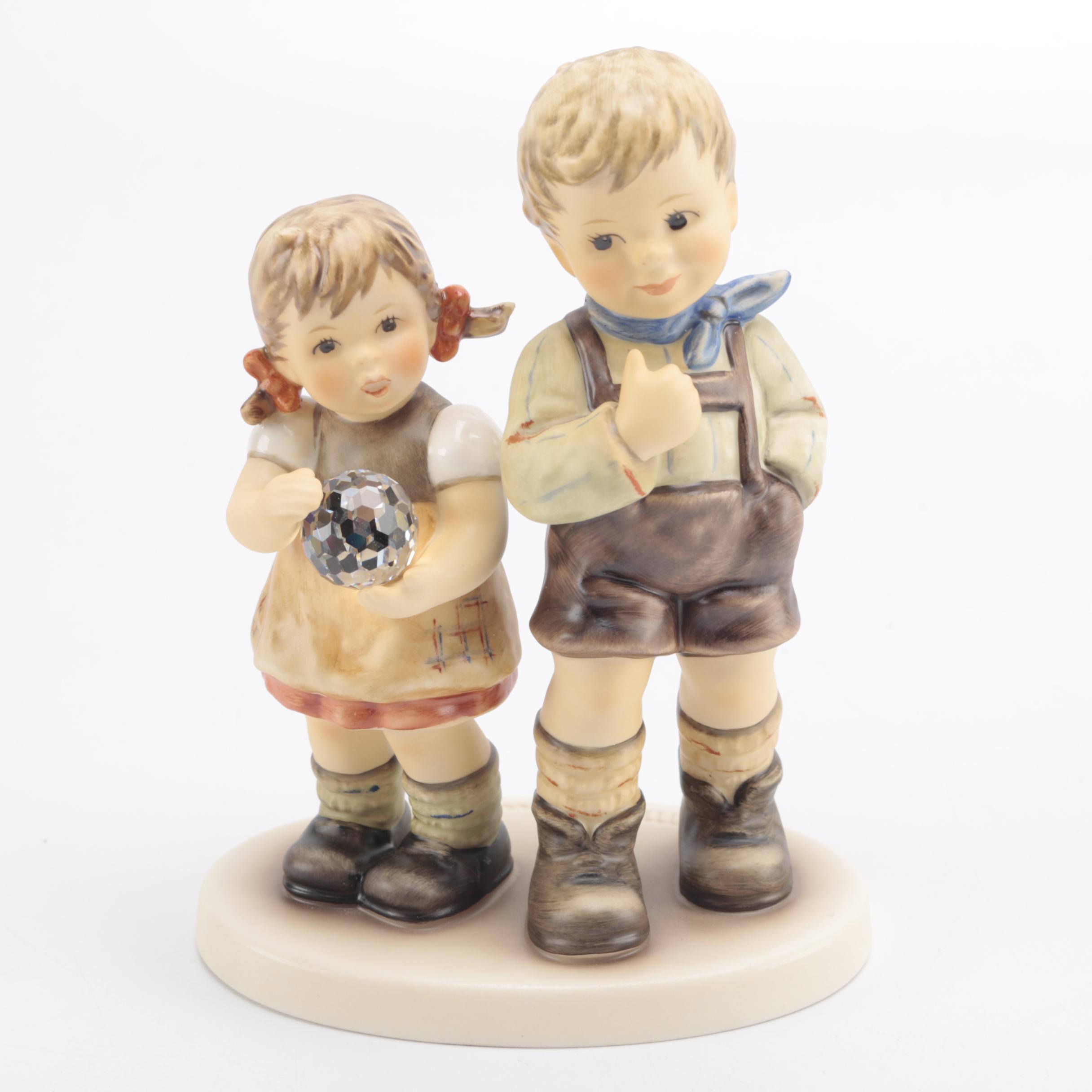 Hummel "She Caught It" Figurine