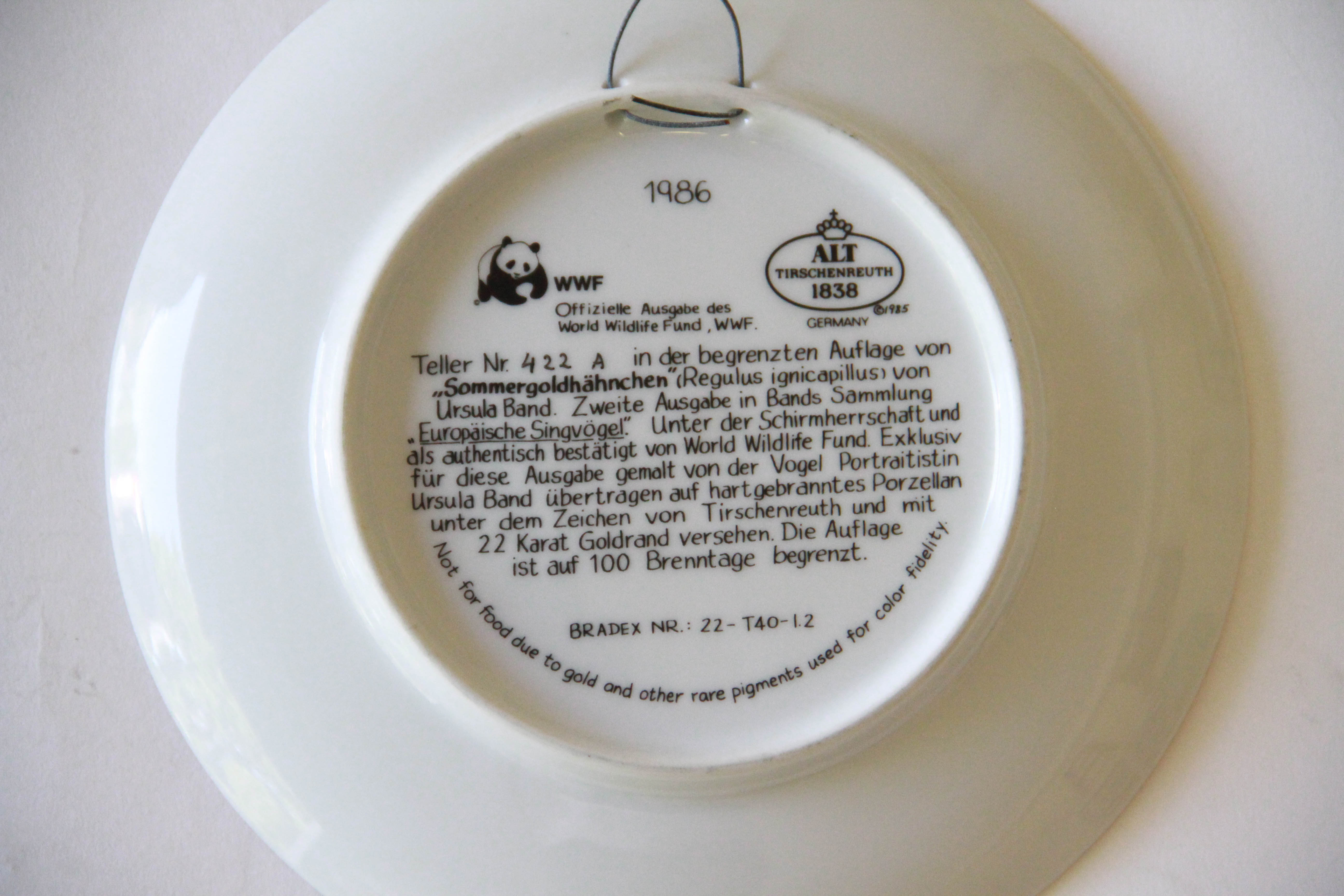 Alt Tirschenreuth World Wildlife Fund Plates