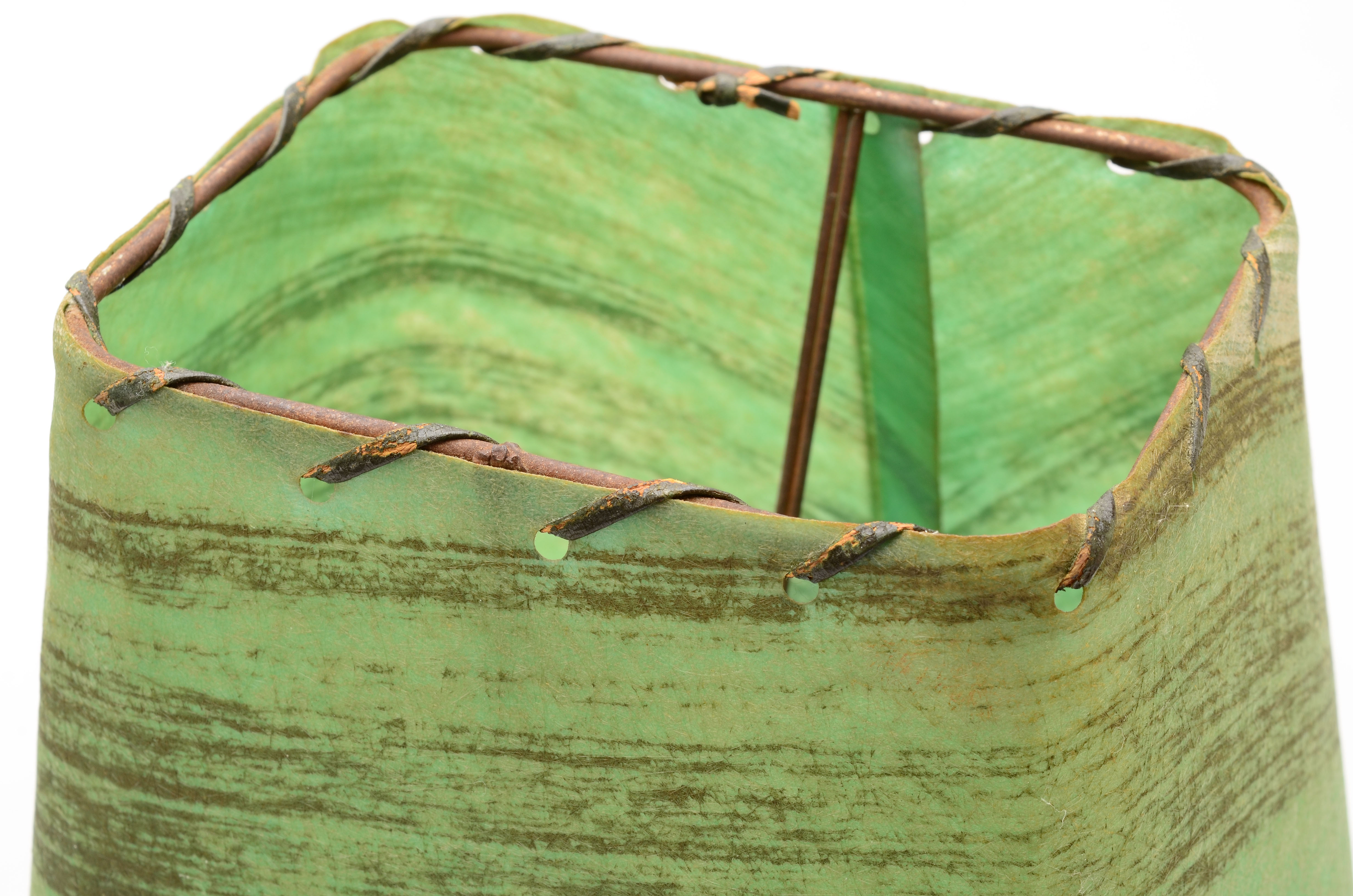 Pair of Vintage Table Lamps in Aqua Blue