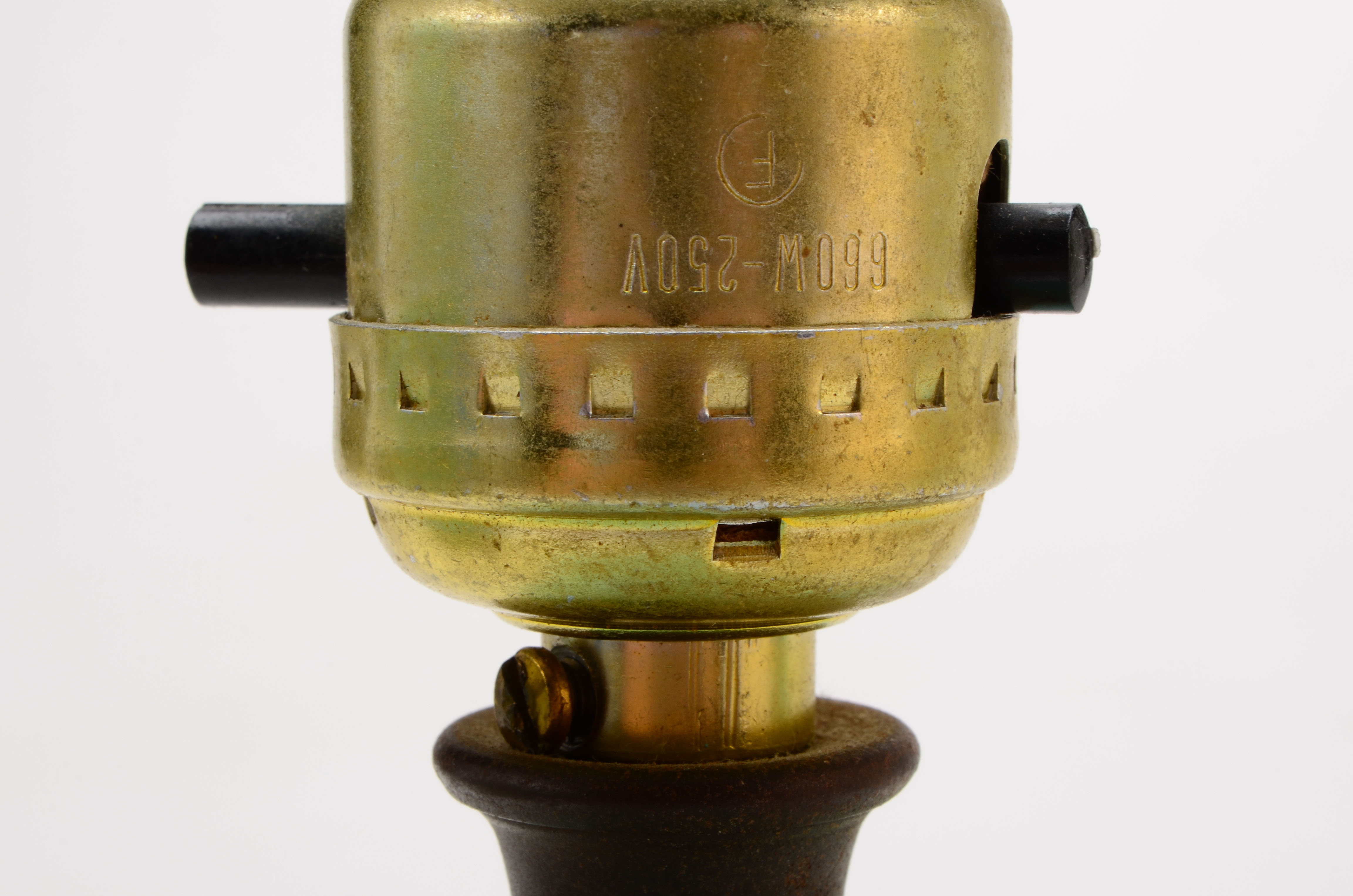 Pair of Vintage Table Lamps in Aqua Blue