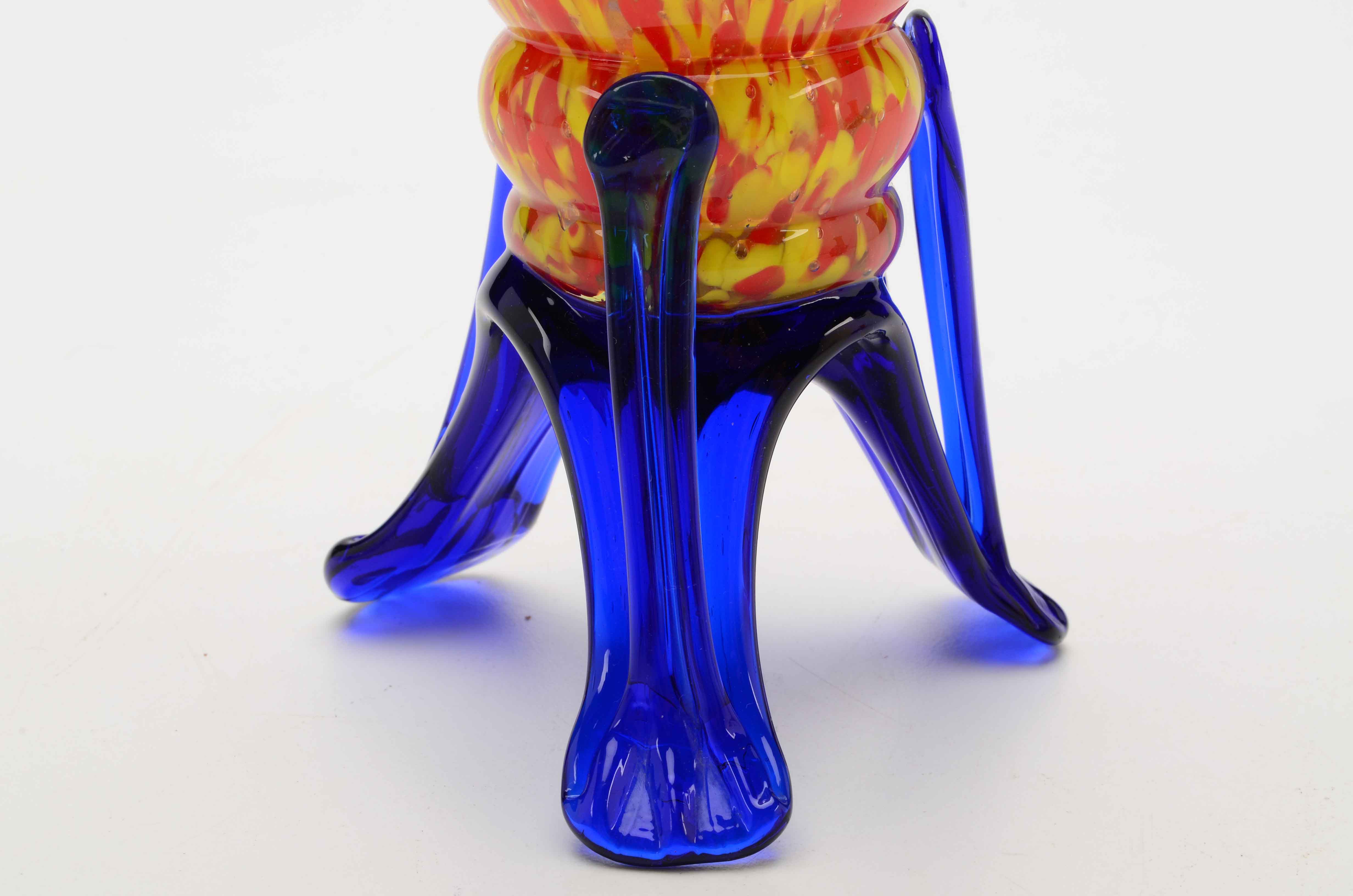 Collection of Czech Spatter Art Glass