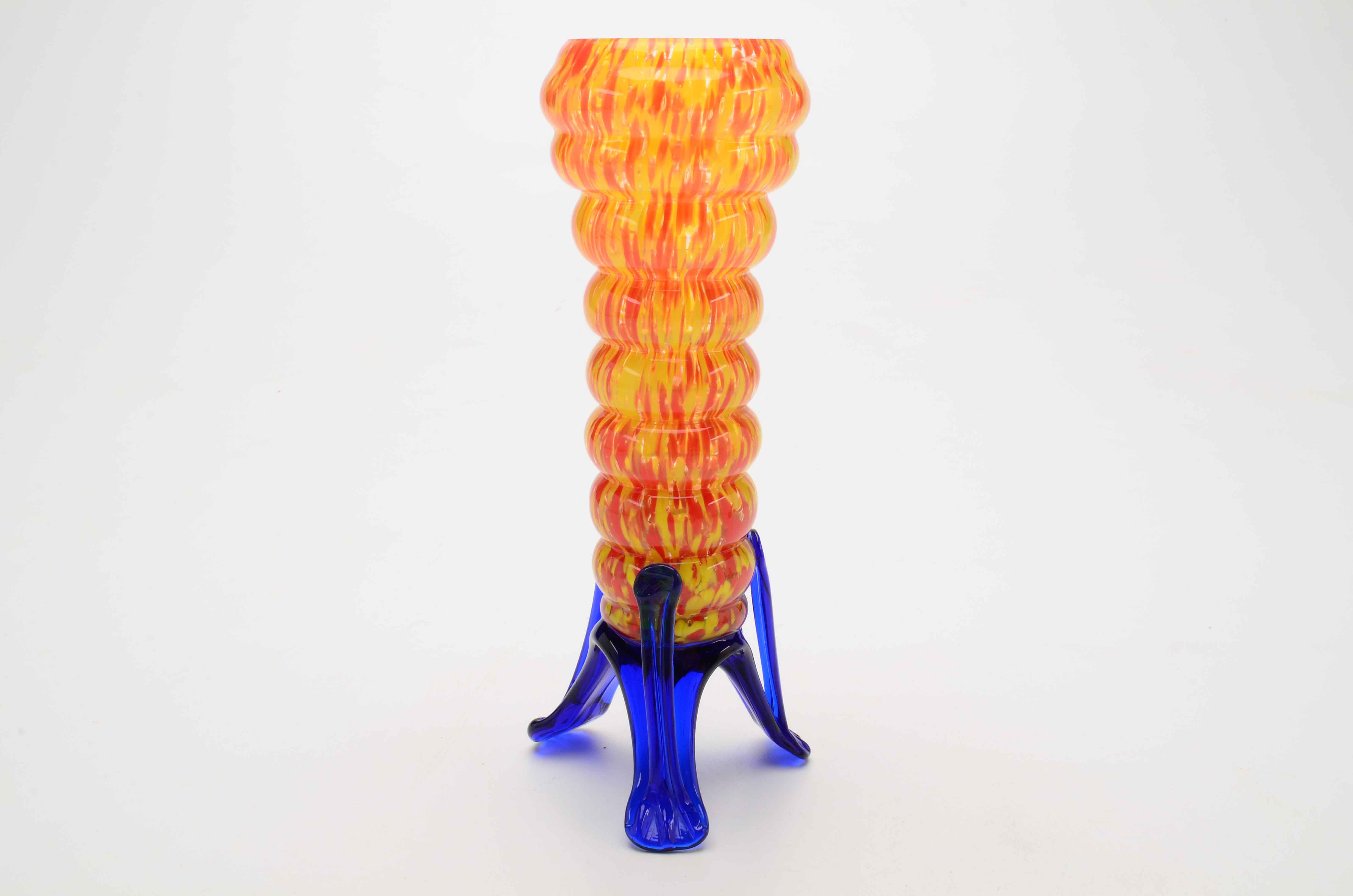 Collection of Czech Spatter Art Glass