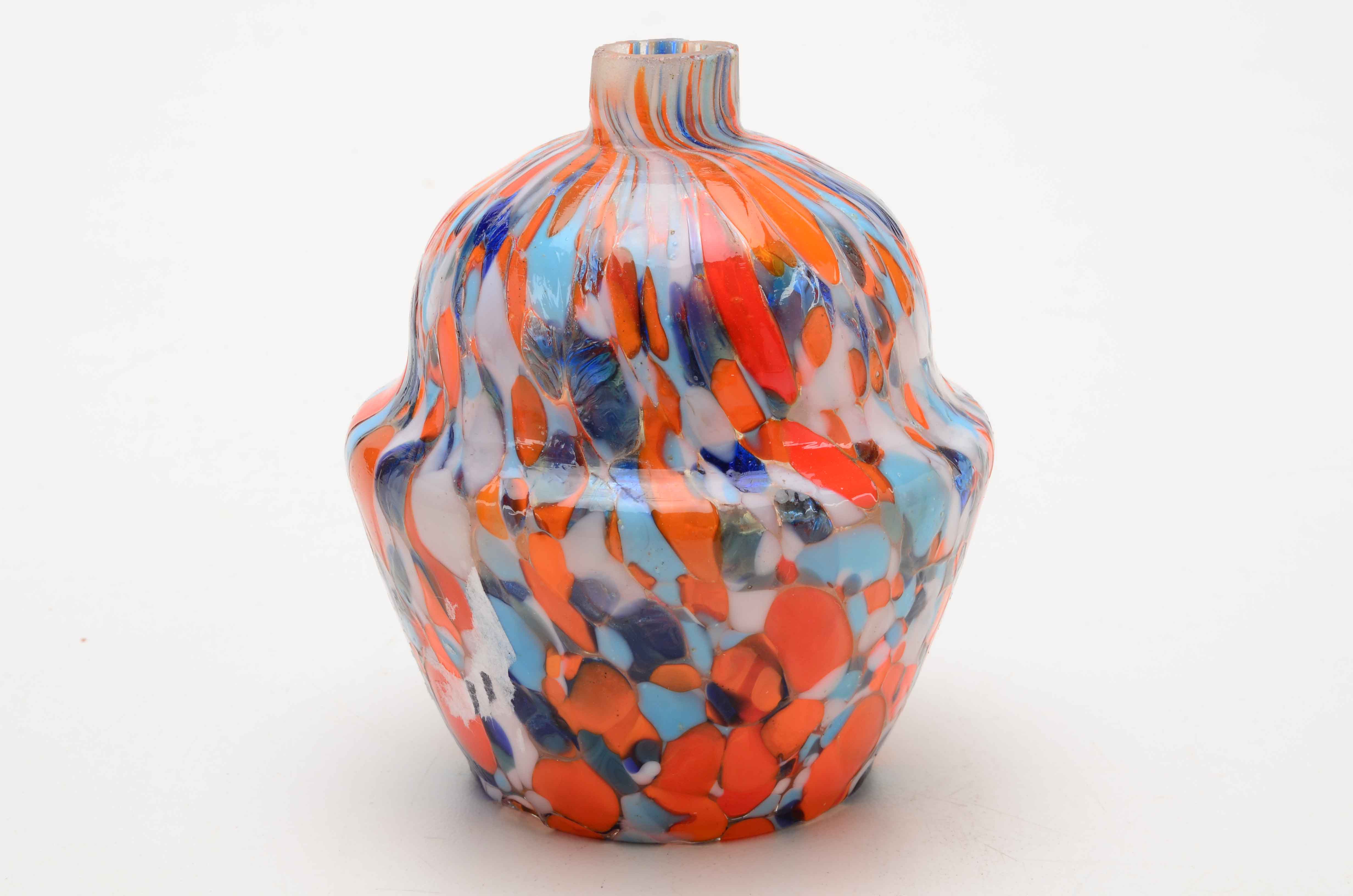 Collection of Czech Spatter Art Glass