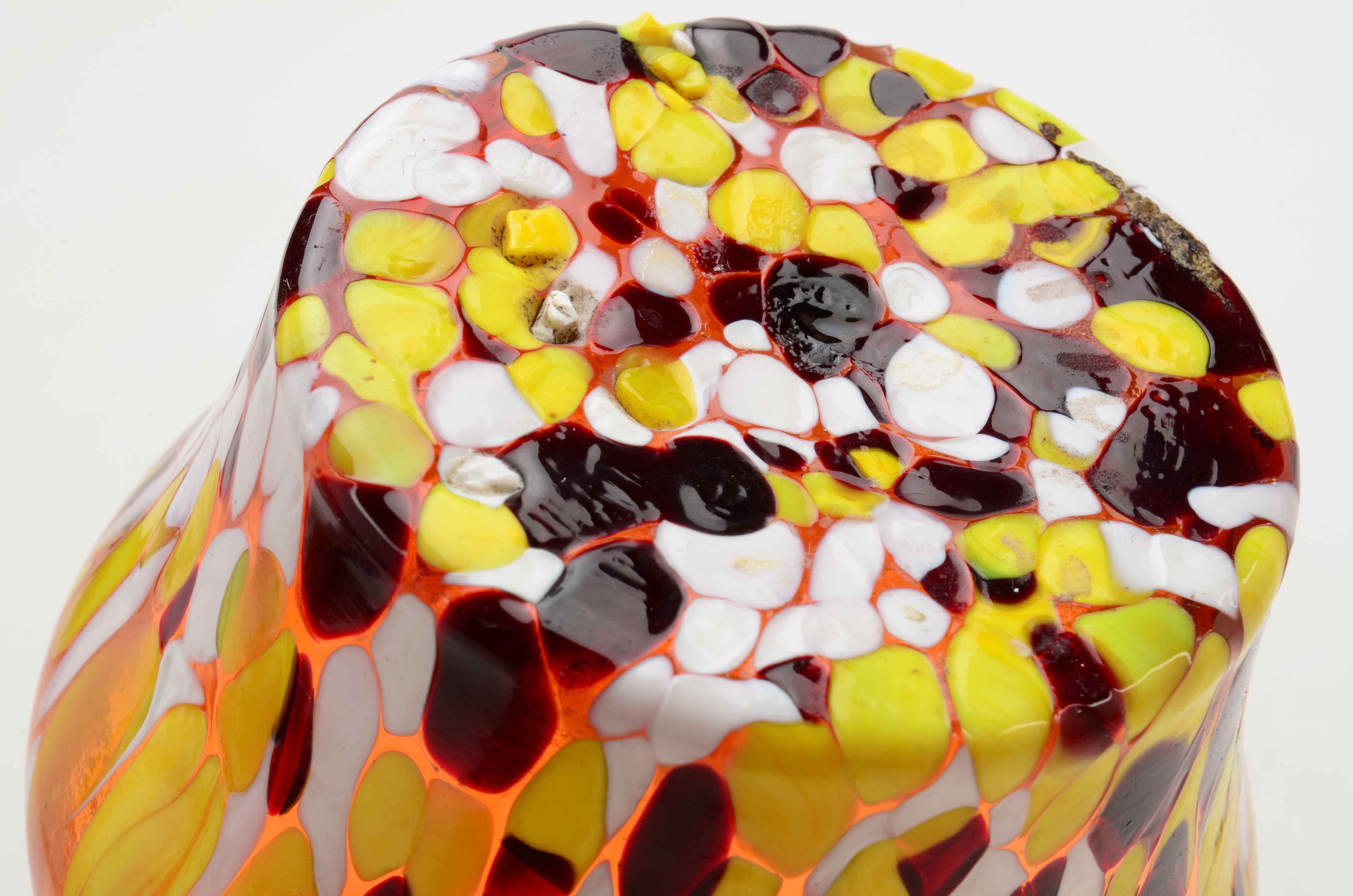 Collection of Czech Spatter Art Glass