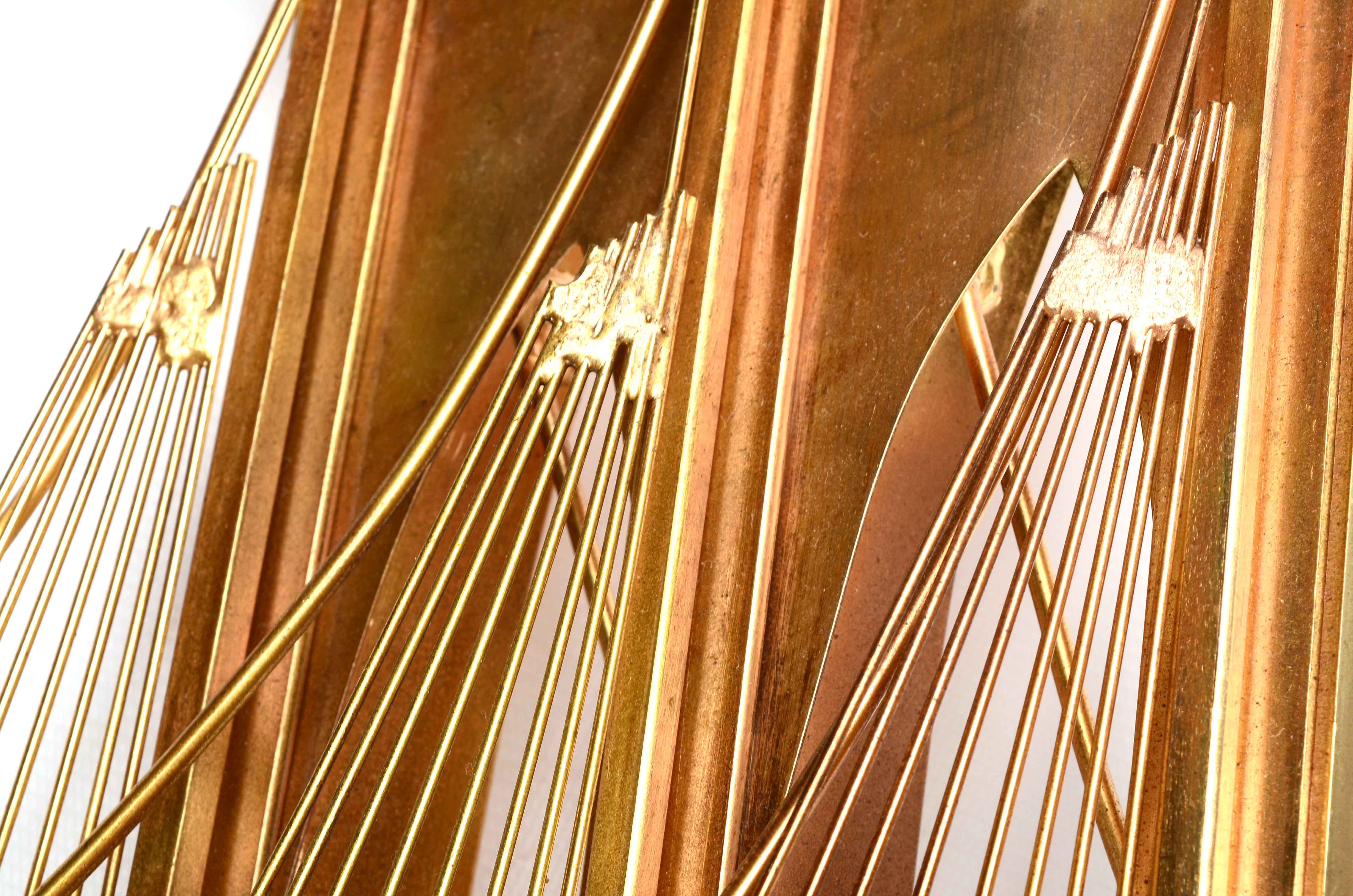 Signed C. Jere Brooklyn Bridge Wall Sculpture