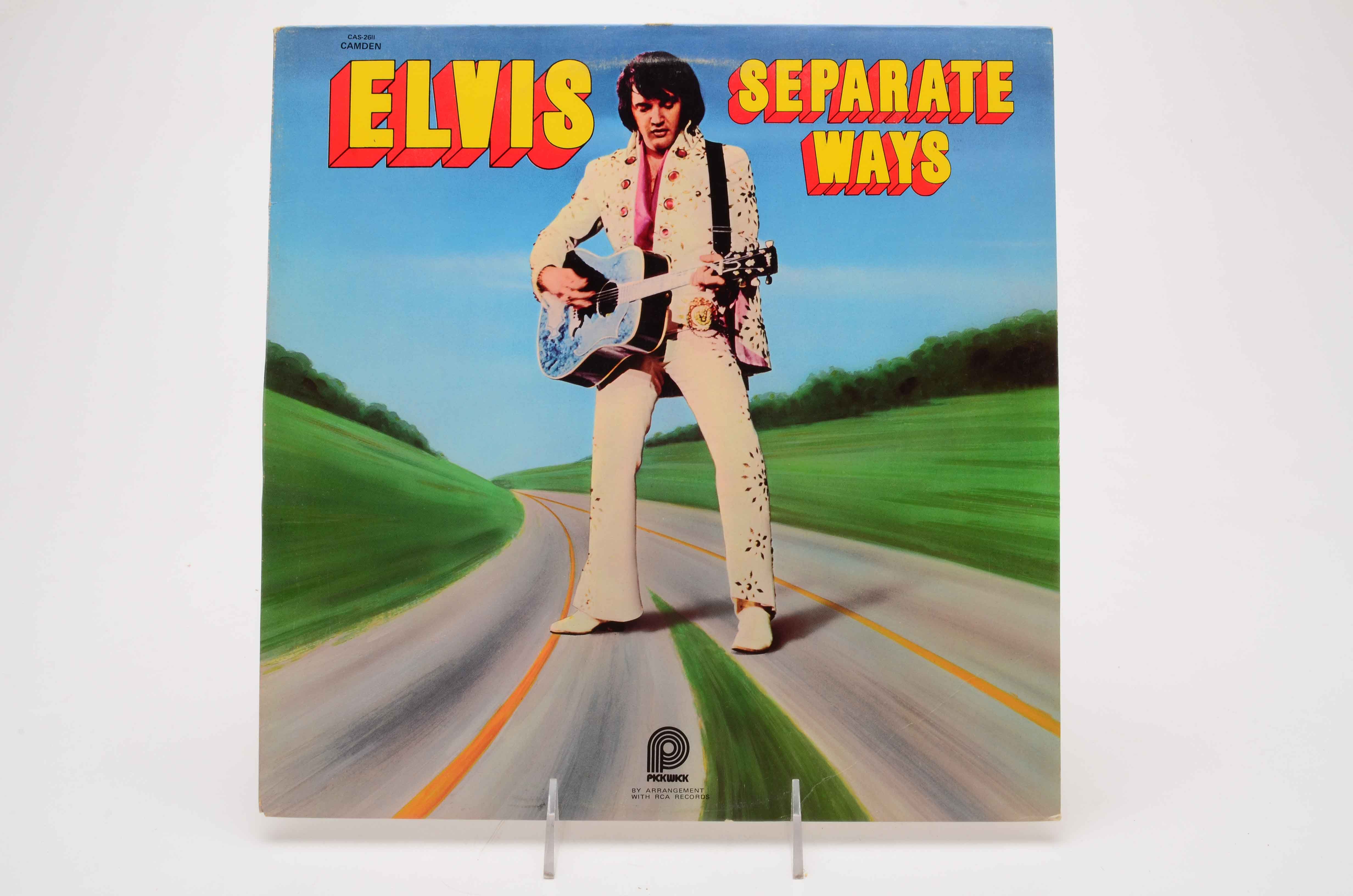 Elvis Presley "Separate Ways" and "Flaming Star" LPs