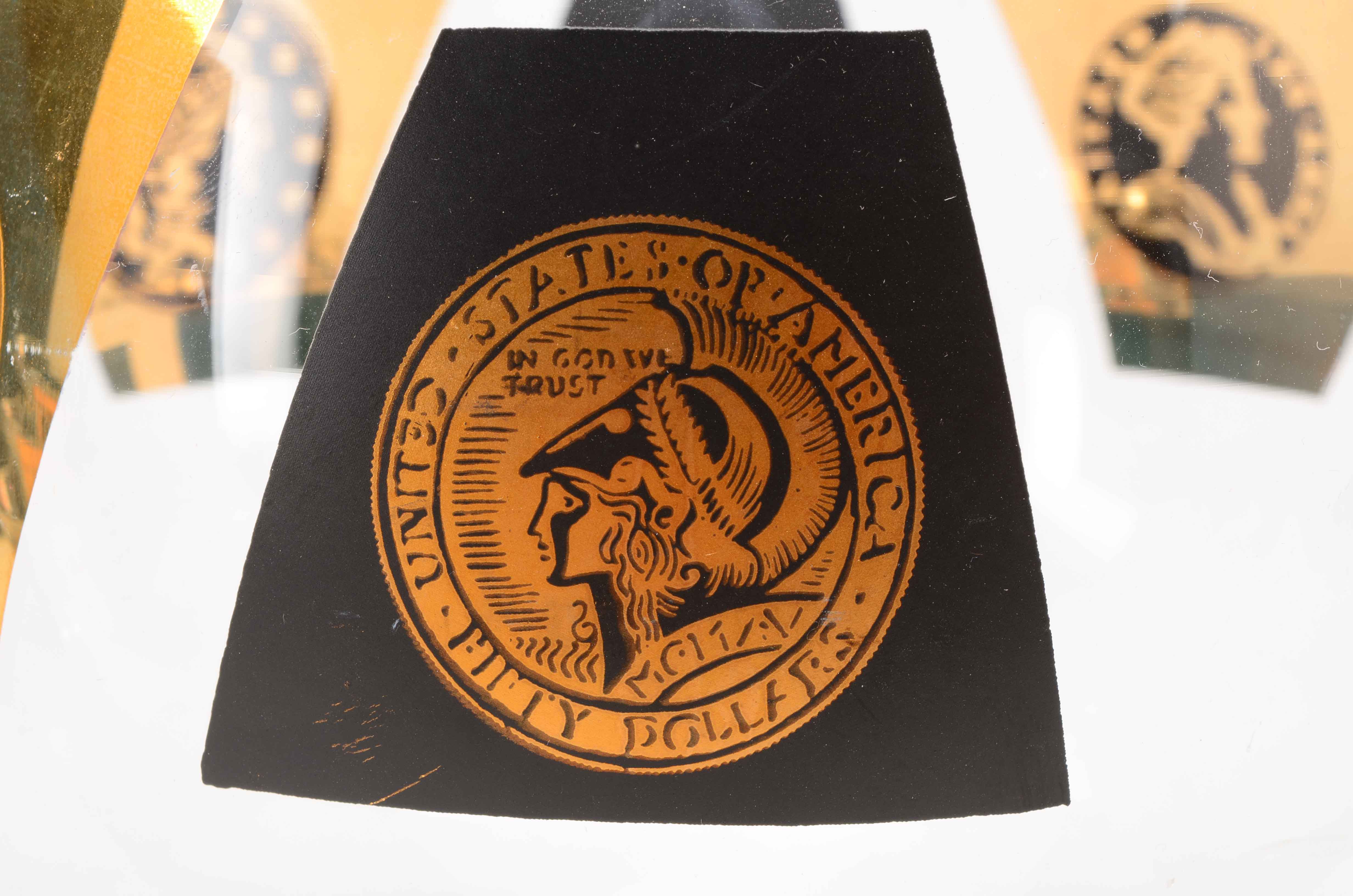 Vintage Cora Coin Pattern Glassware