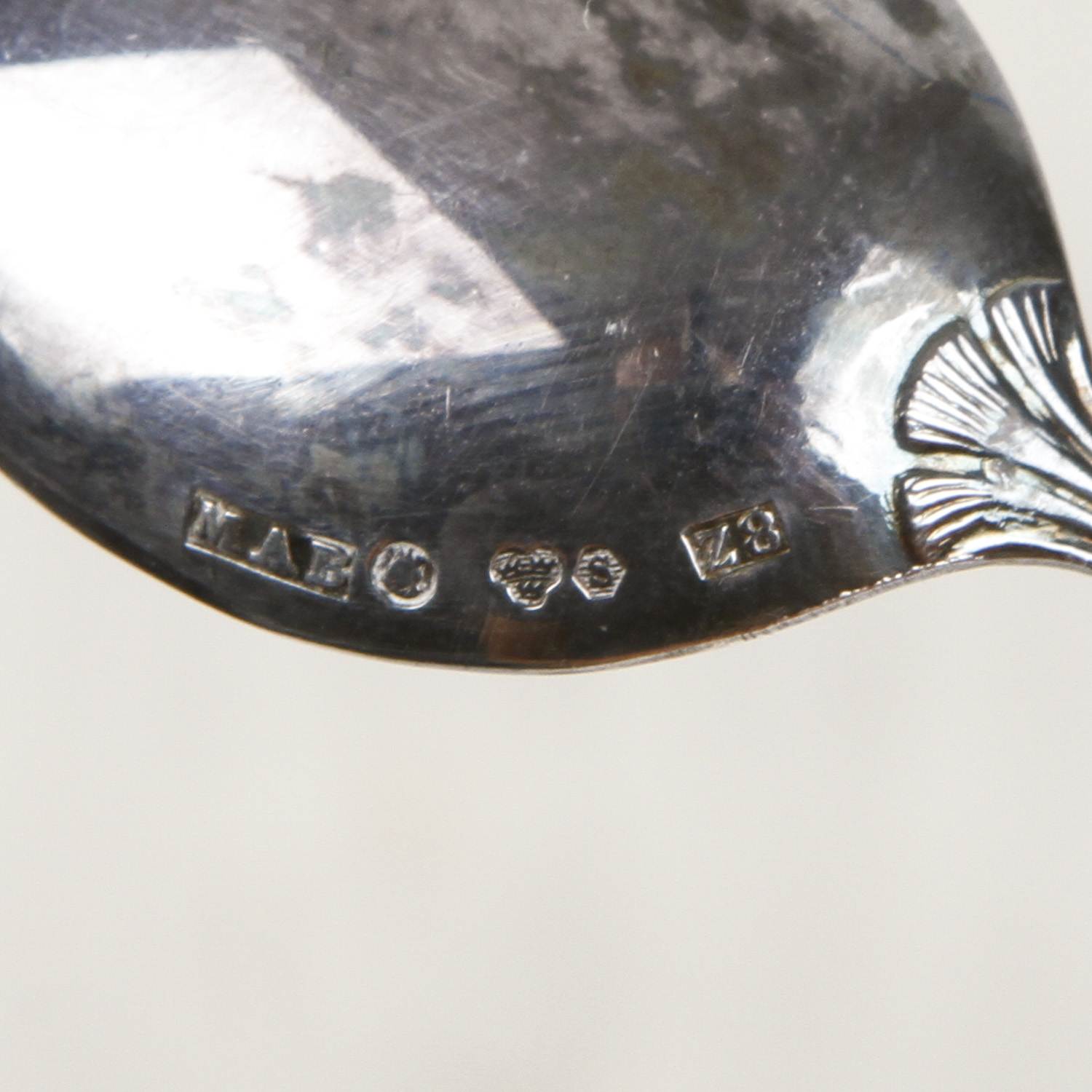 Swedish 830 Silver Spoons Circa 1950