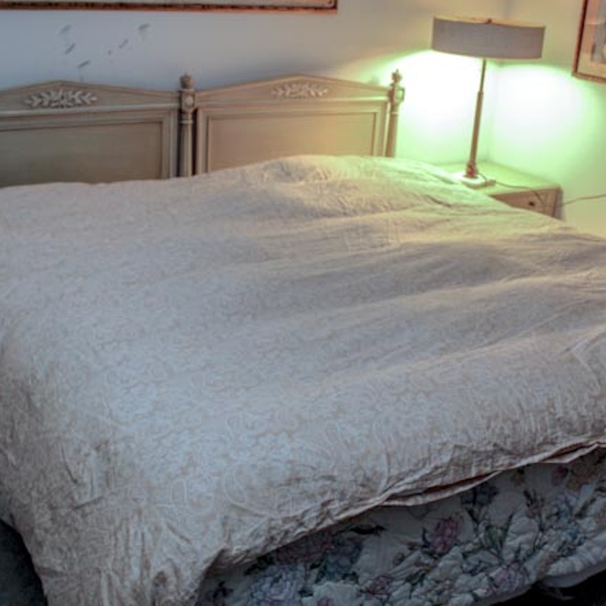 Kindel French Provincial King Size Bed Frame