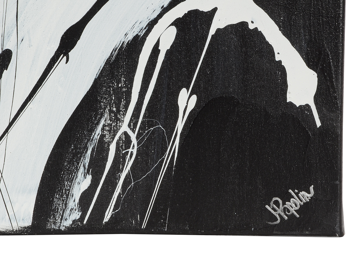 J. Popolin Original Abstract Acrylic on Canvas