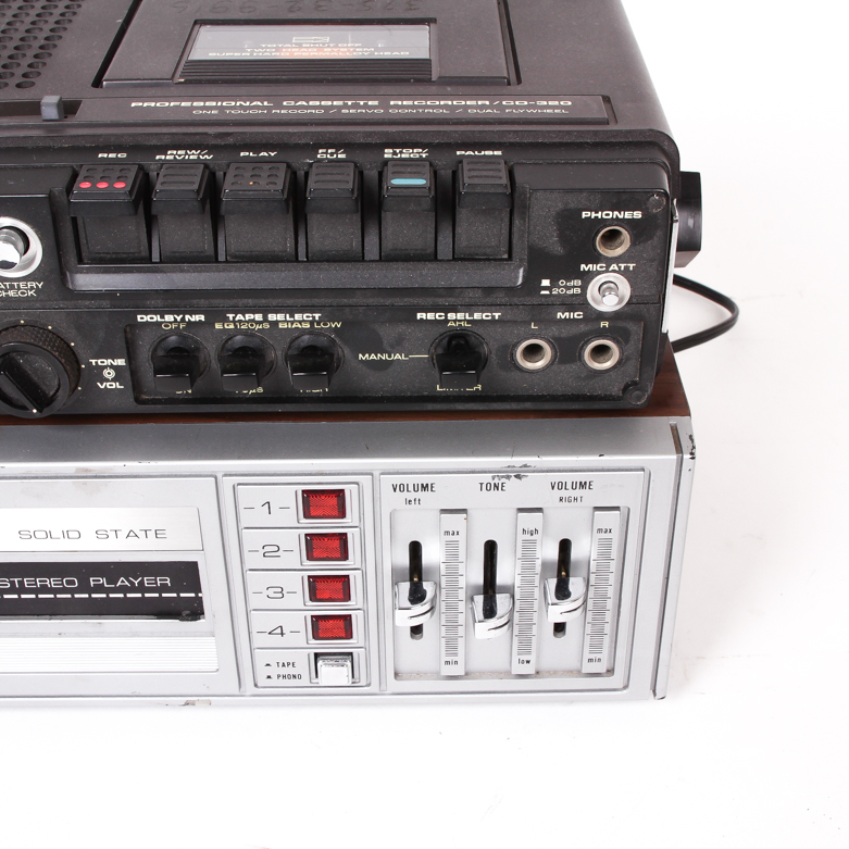 Marantz Superscope Cassette Recorder and Electrobrand 8 Track Stereo Player