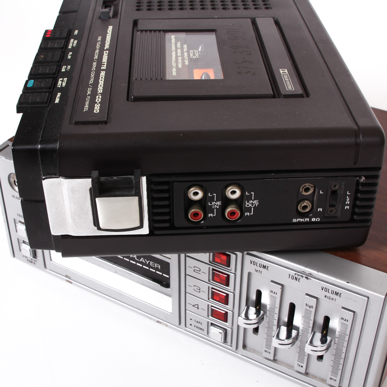 Marantz Superscope Cassette Recorder and Electrobrand 8 Track Stereo Player