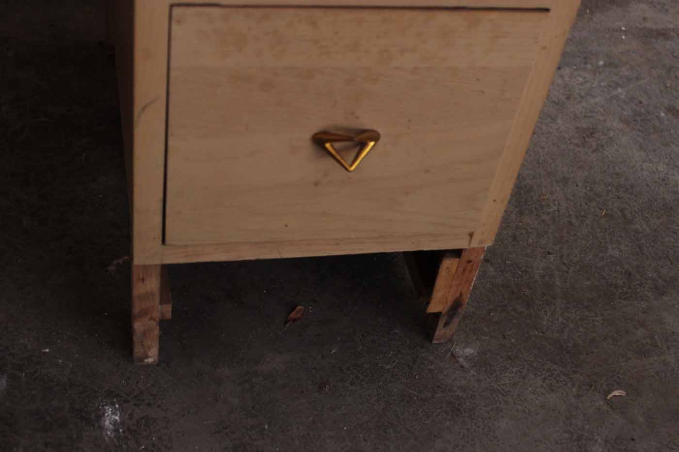 Mid-Century Desk and Maple Chair