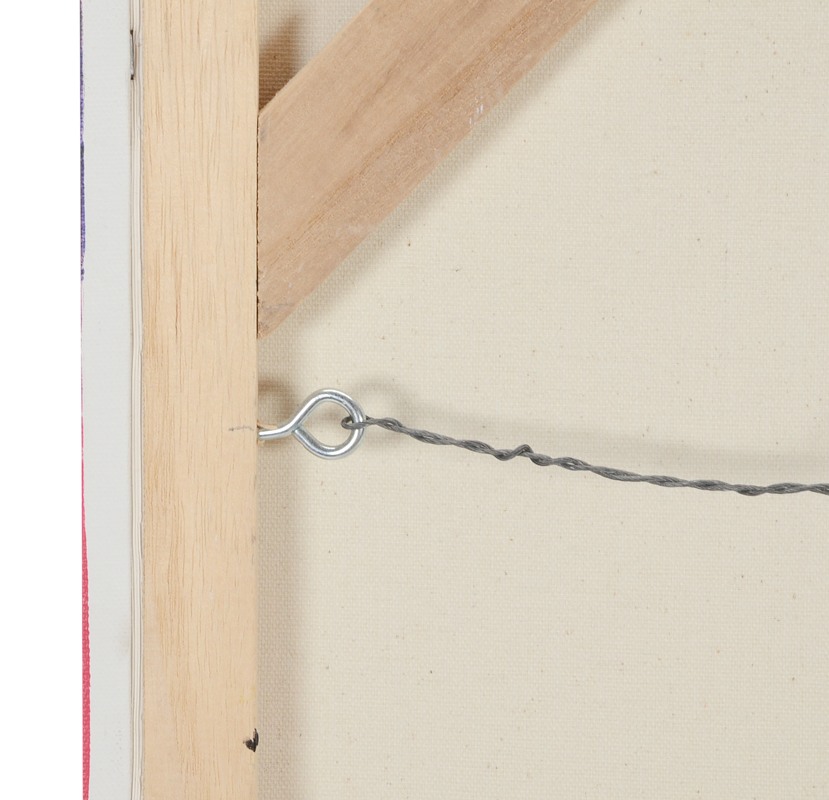 Robbie Kemper Original Acrylic Modernist Combine Painting on Canvas "Paint Brush with Drips"