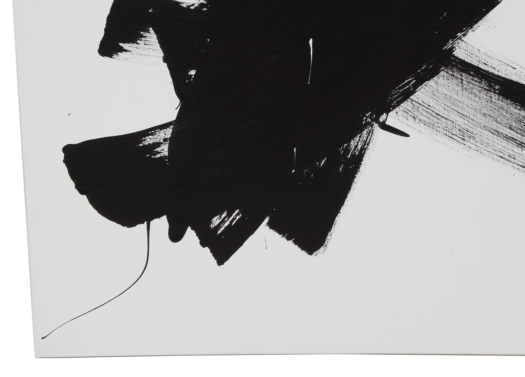 Robbie Kemper Original Abstract Acrylic on Canvas "Big Loop Mark"