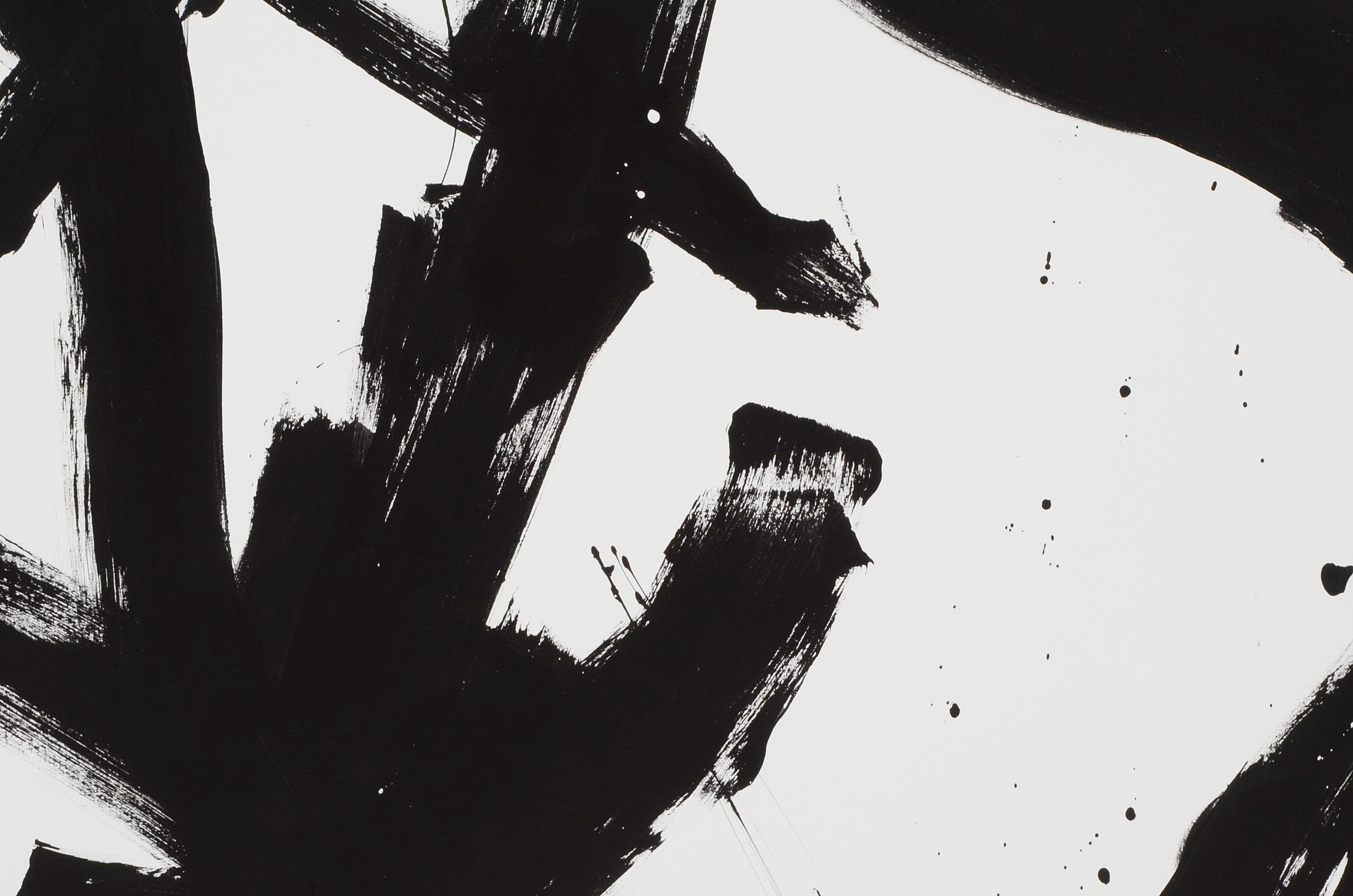 Robbie Kemper Original Abstract Acrylic on Canvas "Big Loop Mark"