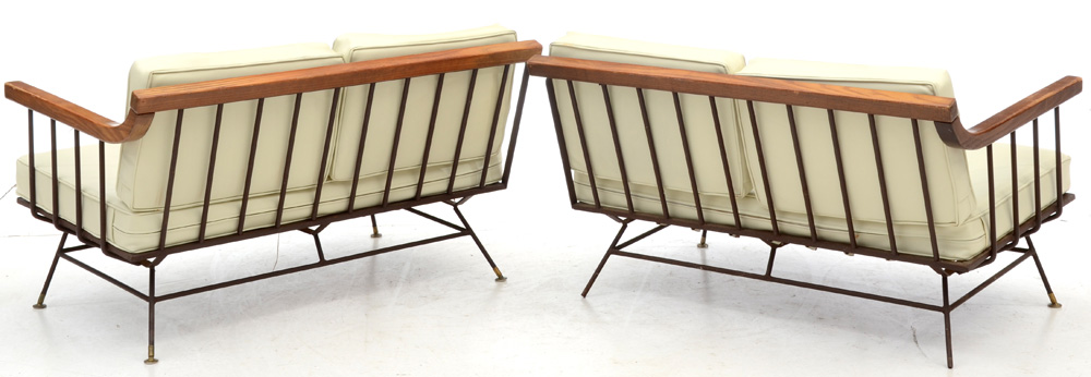 Richard McCarthy Style Modular Sofa and Laminated Coffee Table