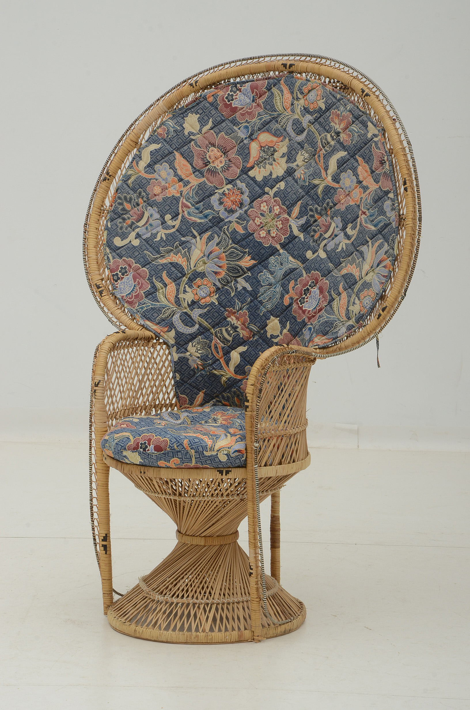 Pair of Wicker Peacock Chairs