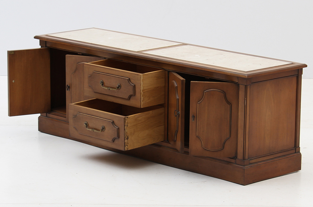 Marble Top Cabinet by Hekman