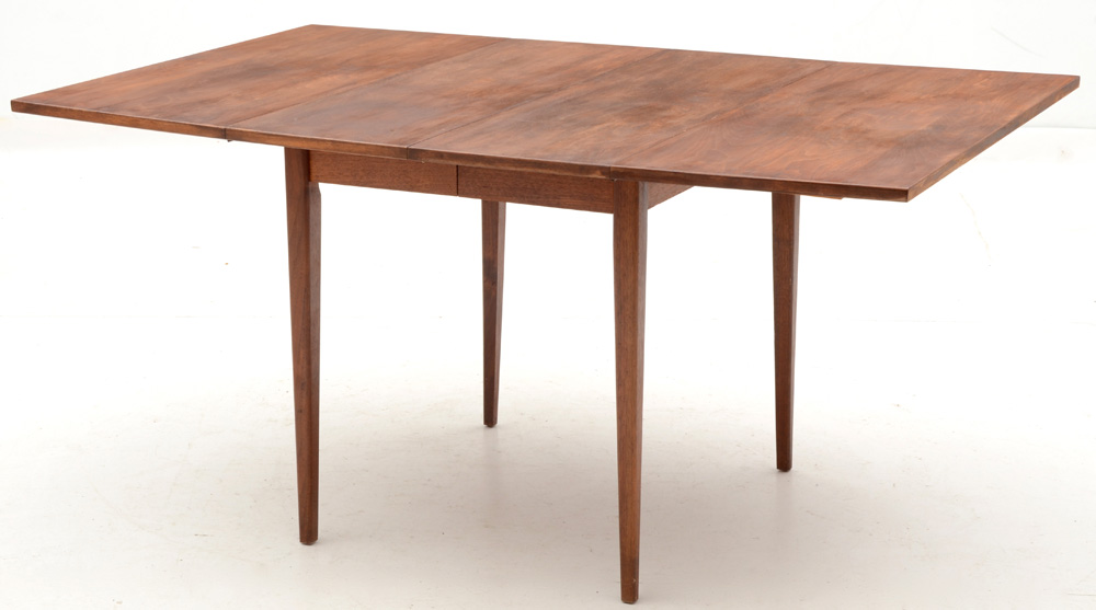 Mid Century Modern Drop Leaf Table with Chairs