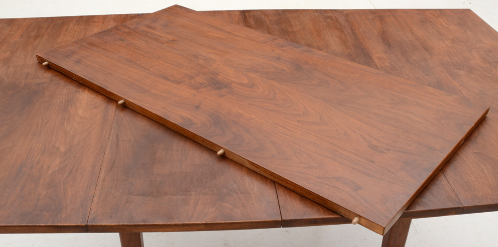 Mid Century Modern Drop Leaf Table with Chairs